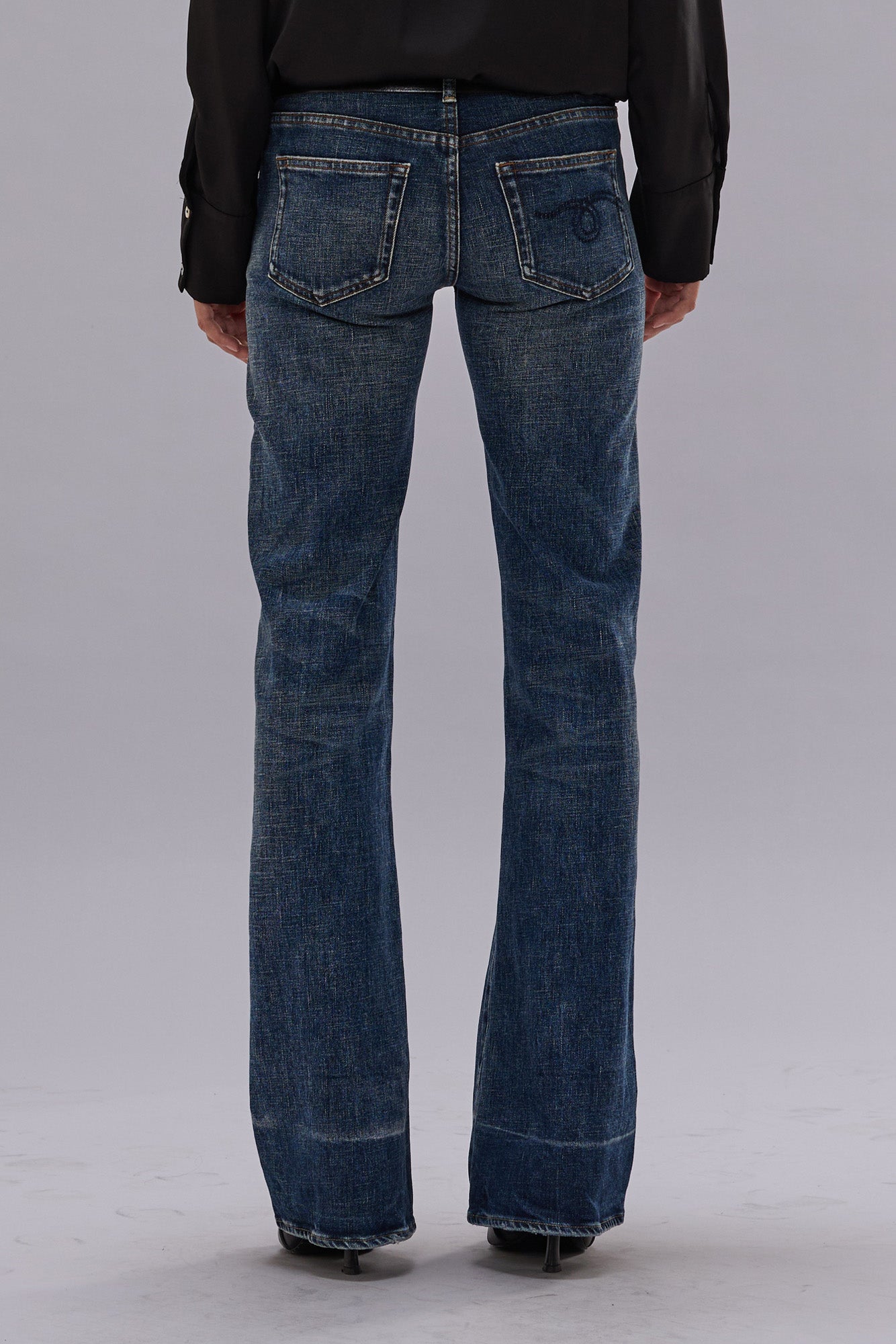 BOY FLARE - MIRE BLUE STRETCH
