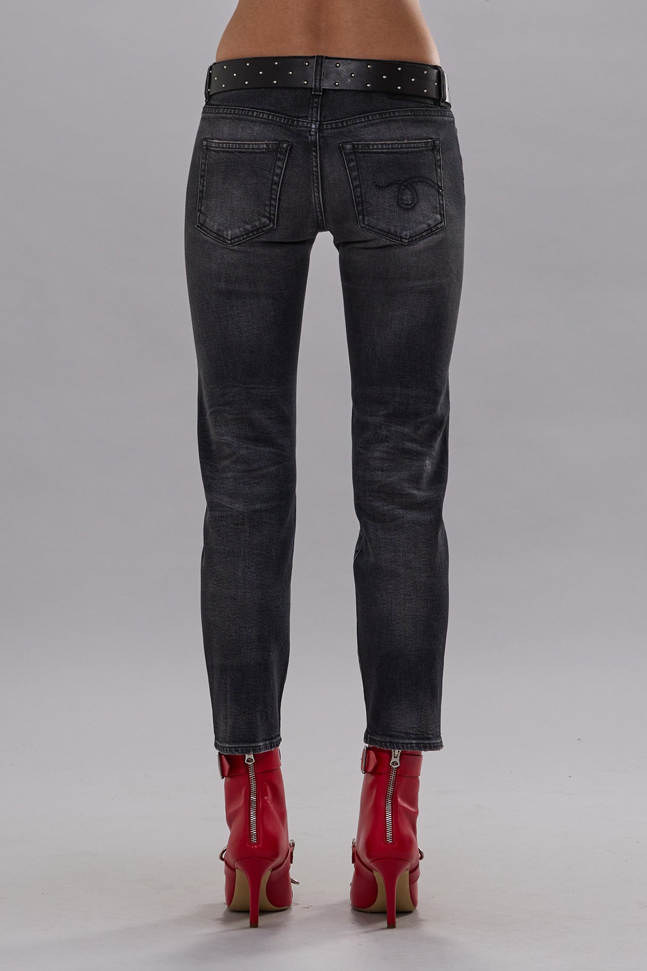 BOY STRAIGHT - ESSEX BLACK STRETCH - R13