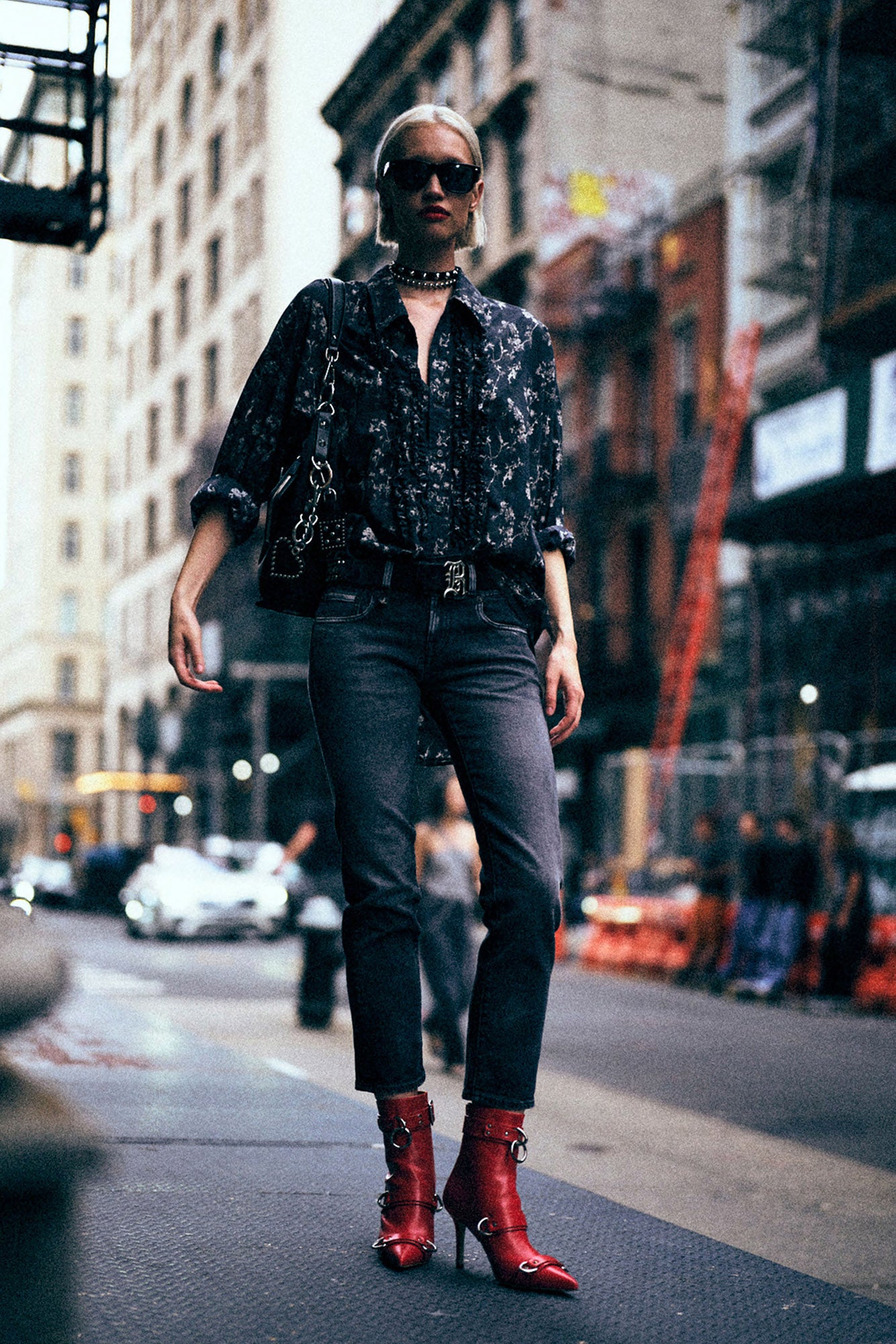 BOY STRAIGHT - ESSEX BLACK STRETCH - R13