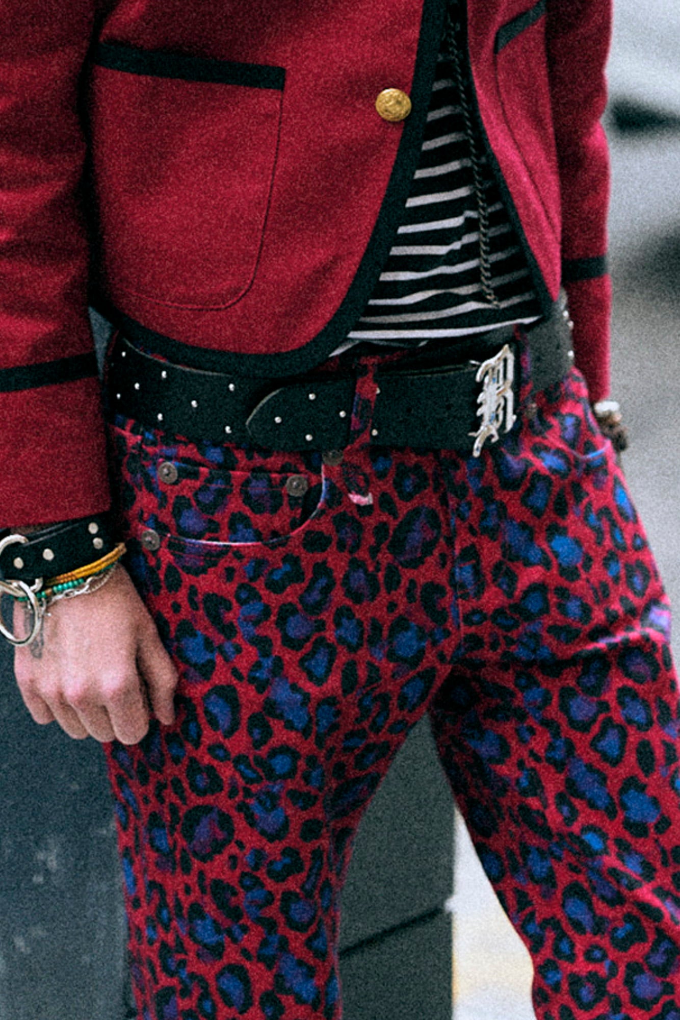 BOY STRAIGHT - FUSCHIA PINK LEOPARD - R13