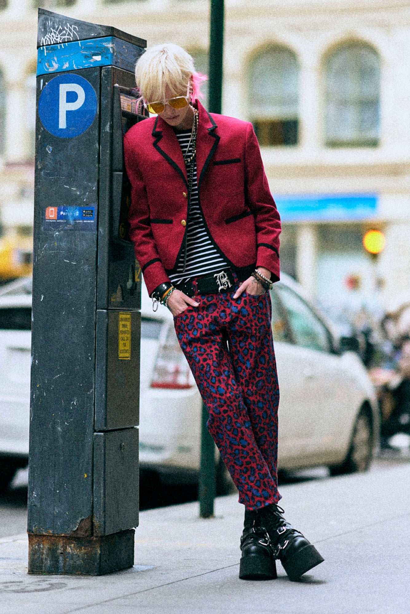 BOY STRAIGHT - FUSCHIA PINK LEOPARD