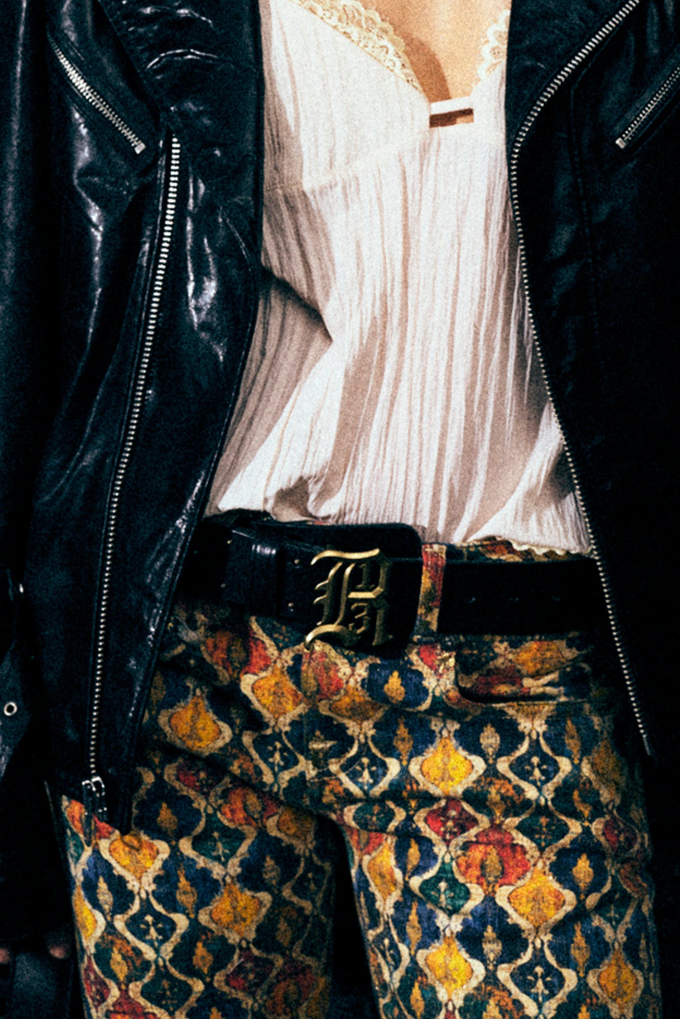 BOY STRAIGHT - GOLD ORANGE IKAT - R13