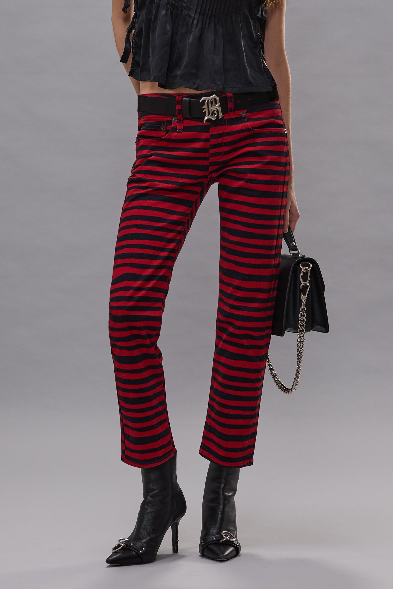 BOY STRAIGHT - RED STRIPE - R13