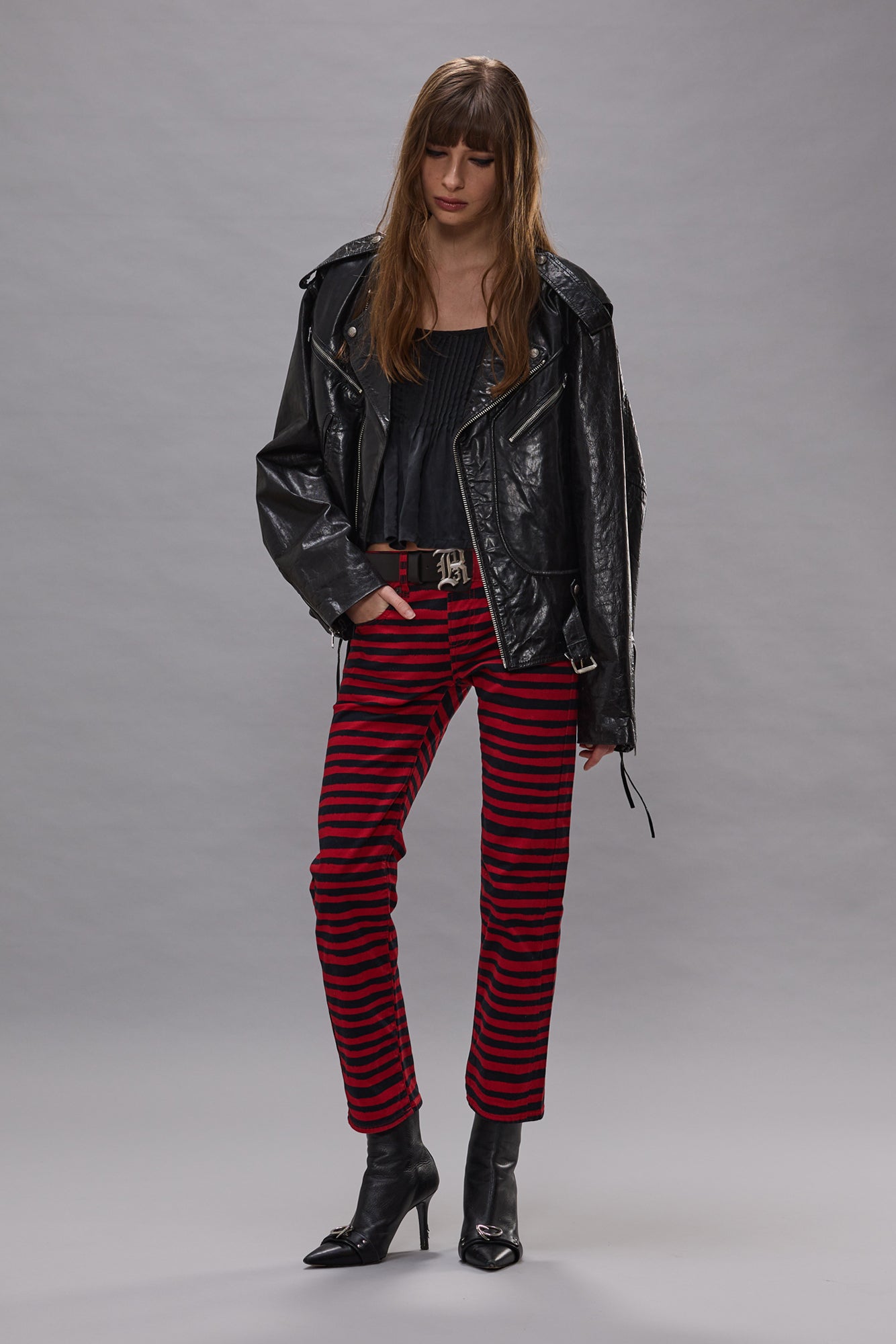 BOY STRAIGHT - RED STRIPE - R13