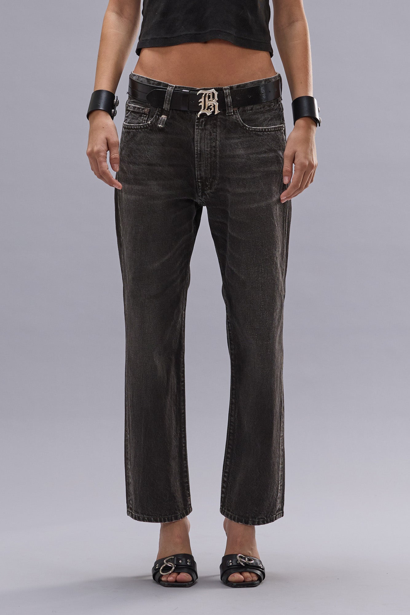 BOYFRIEND JEAN - MUD GREY - R13