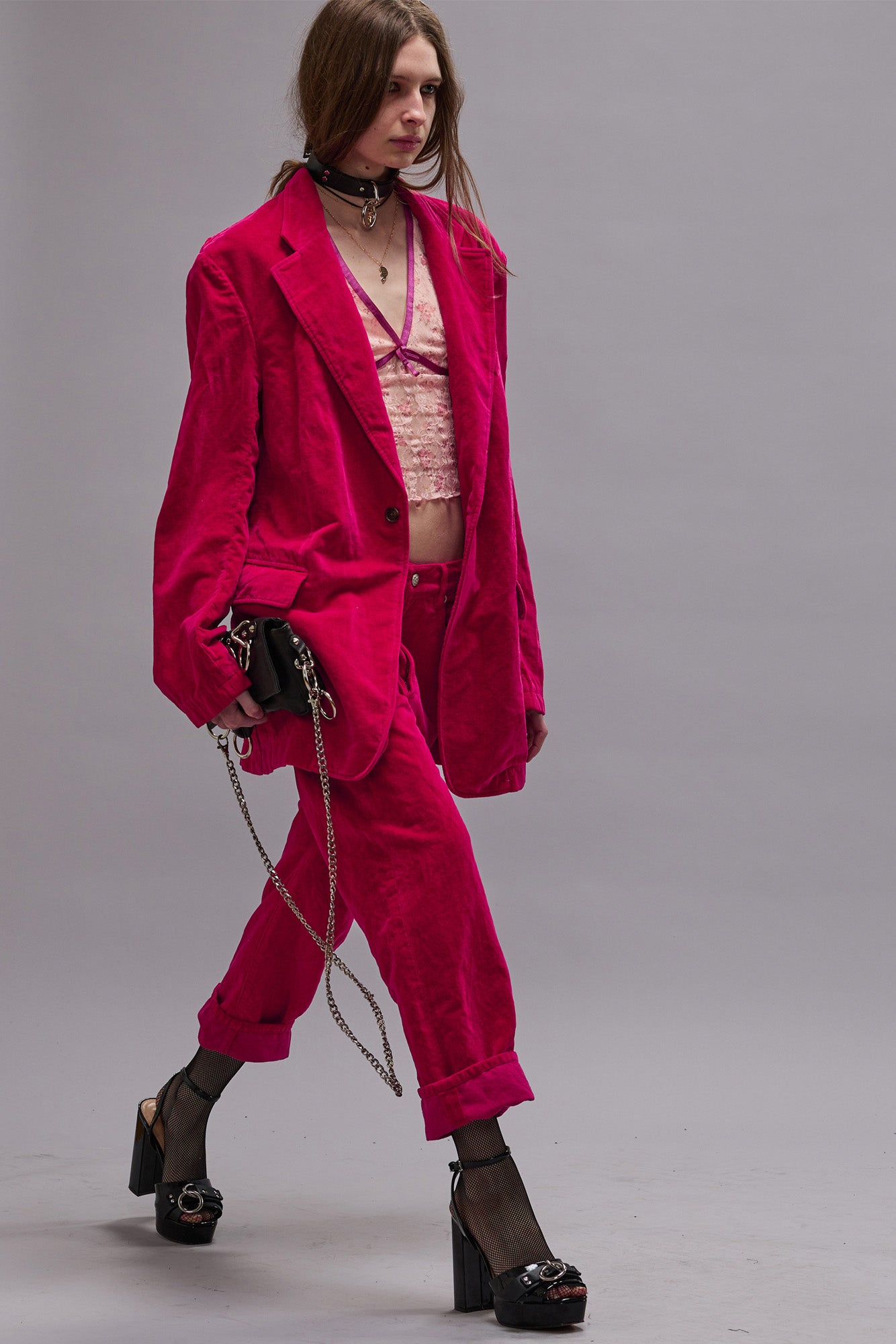 Boyfriend Jean - Raspberry Velvet - R13