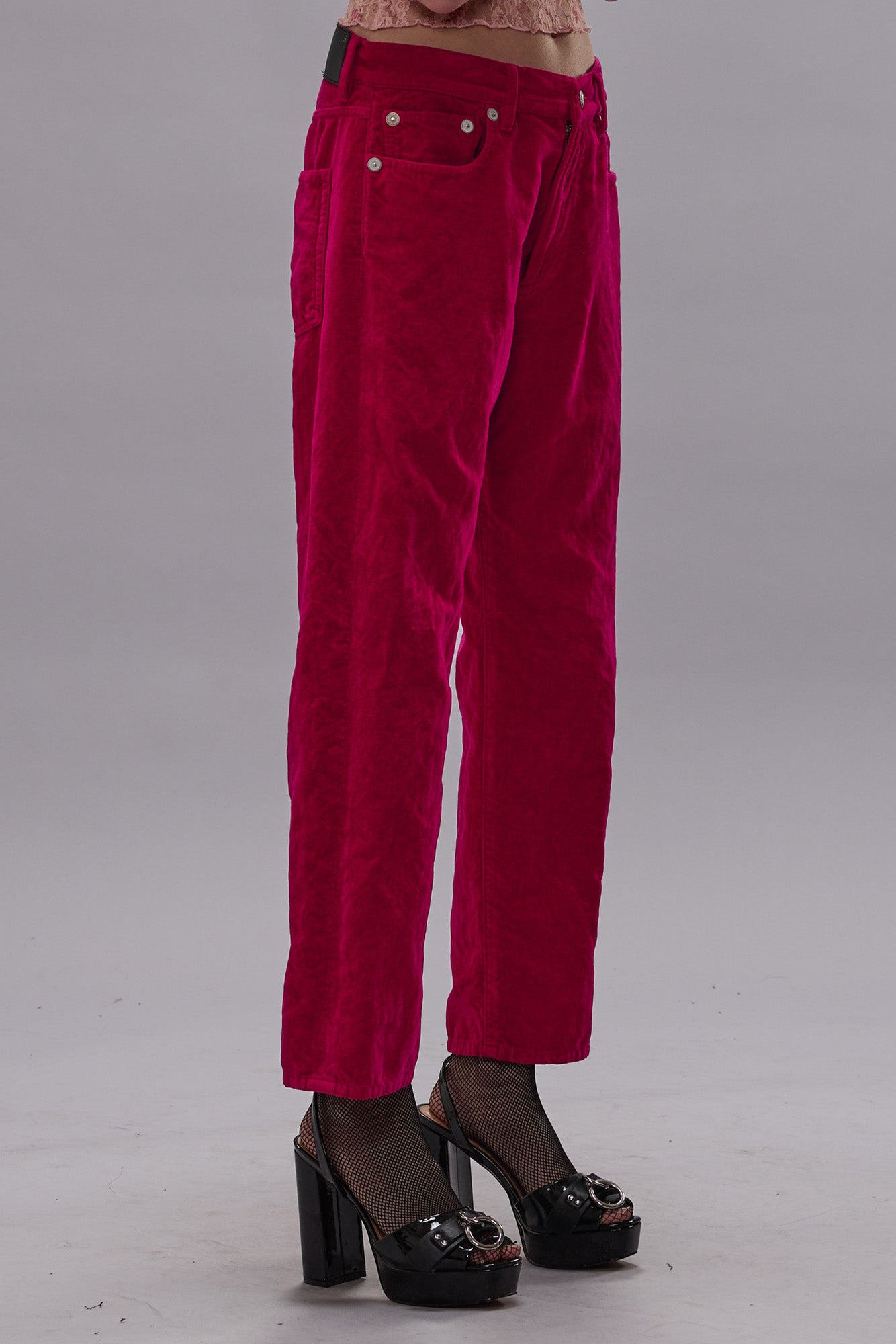Boyfriend Jean - Raspberry Velvet - R13