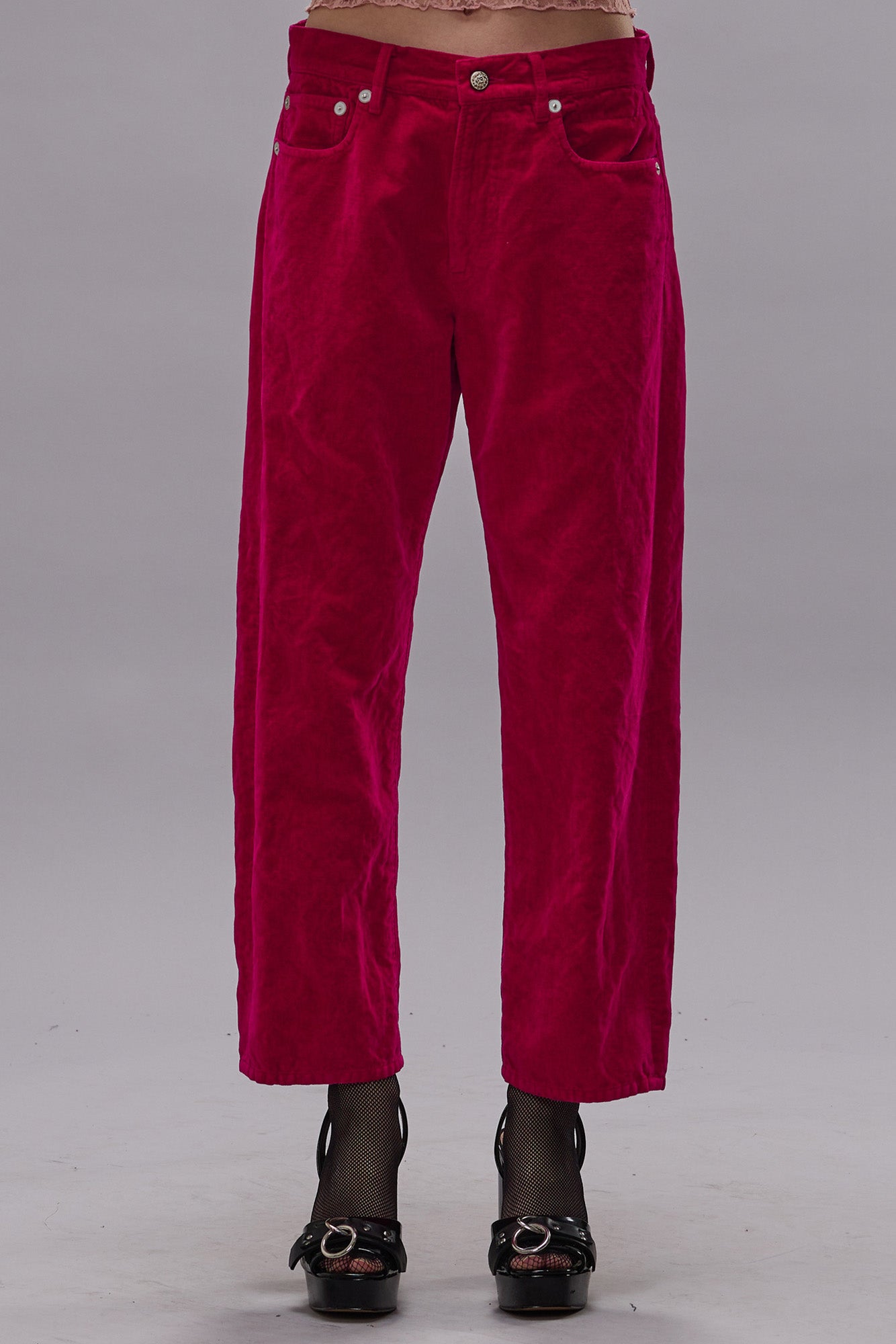 Boyfriend Jean - Raspberry Velvet - R13