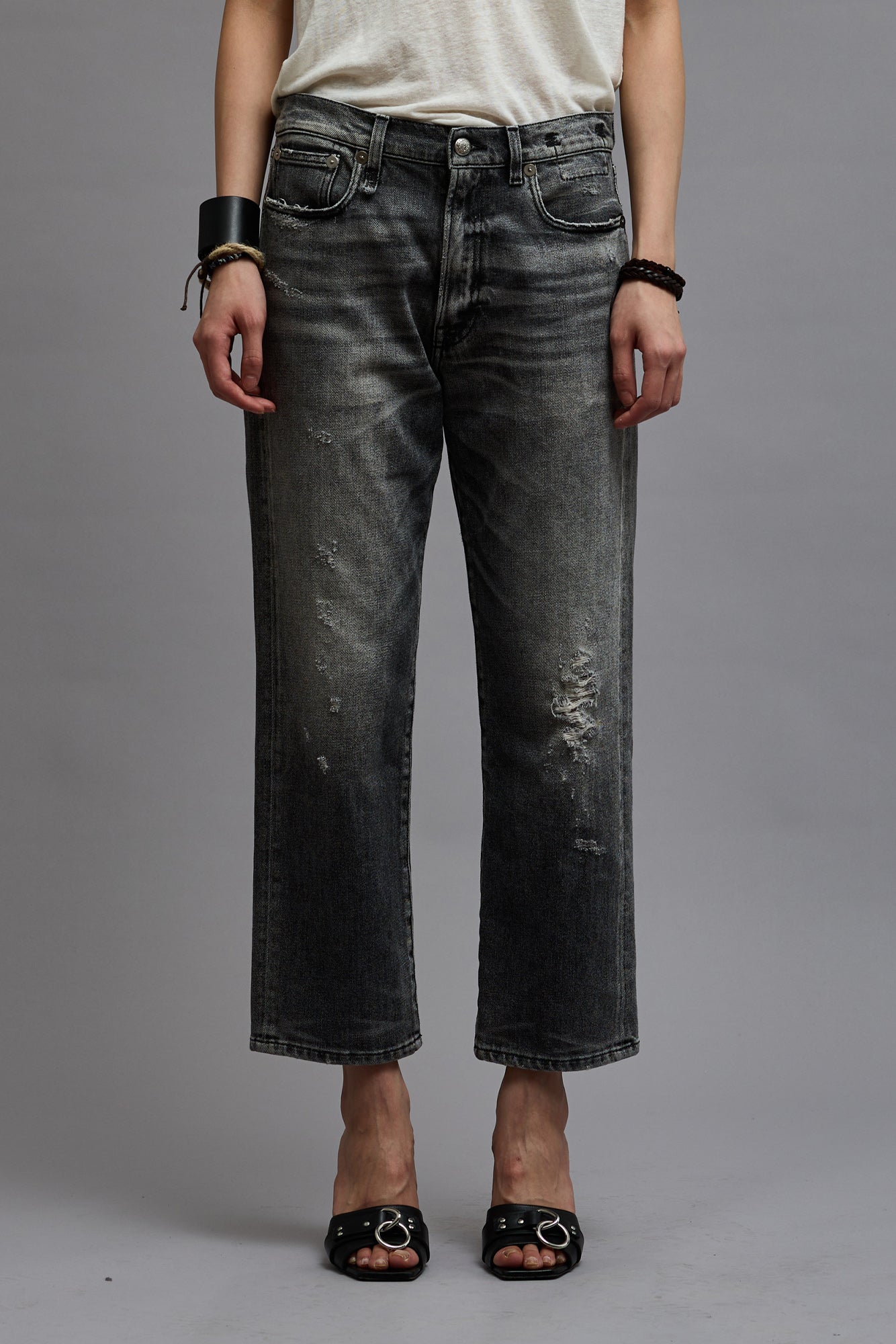 BOYFRIEND JEAN VINTAGE GREY R13