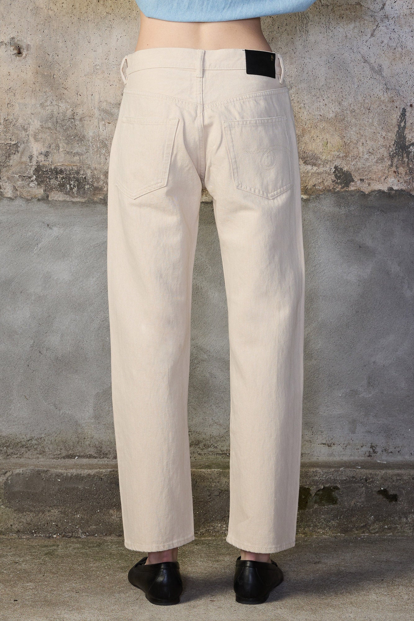 BOYFRIEND JEAN - VINTAGE STONE KHAKI - R13