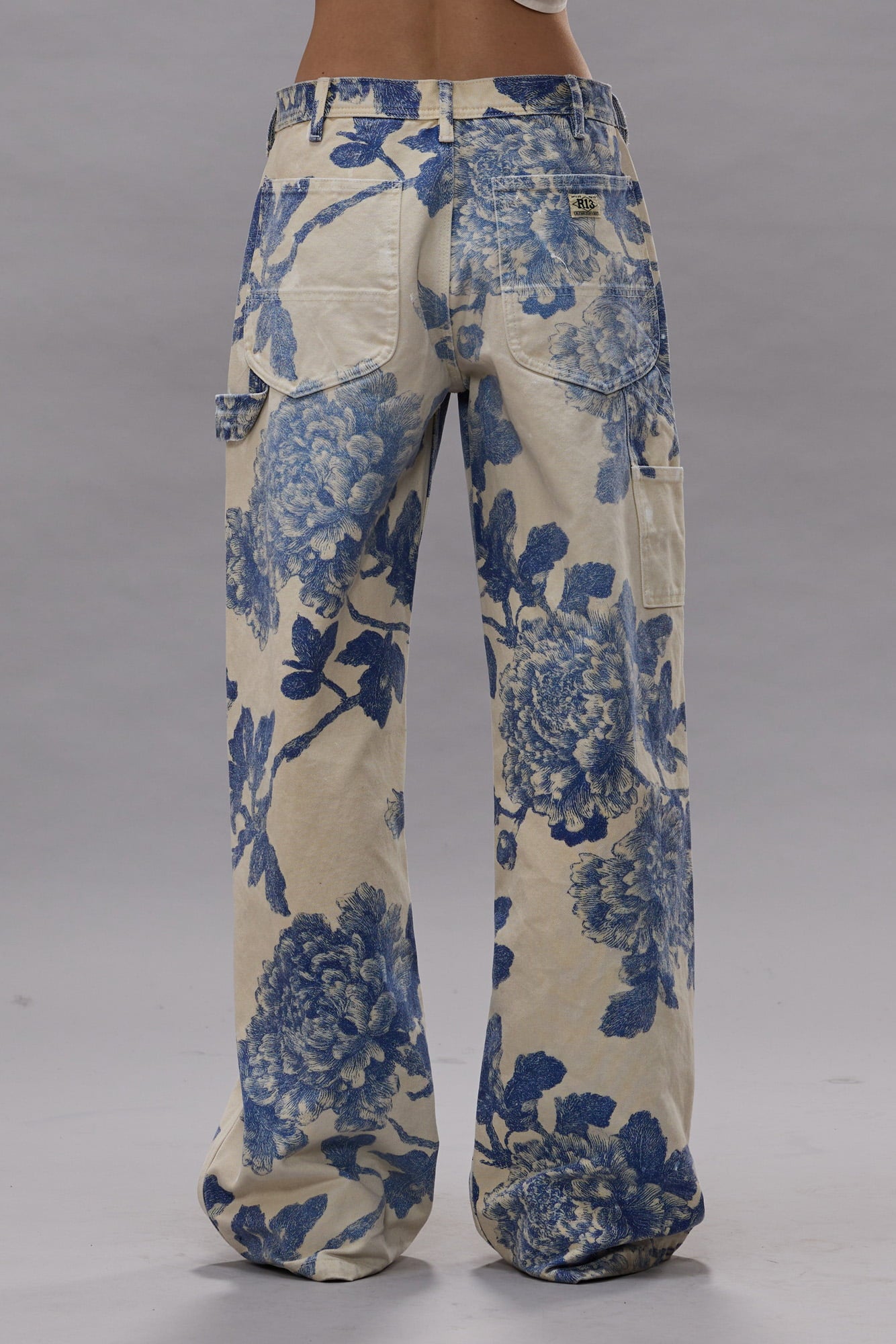 Carpenter Pant - Washed Blue Floral - R13