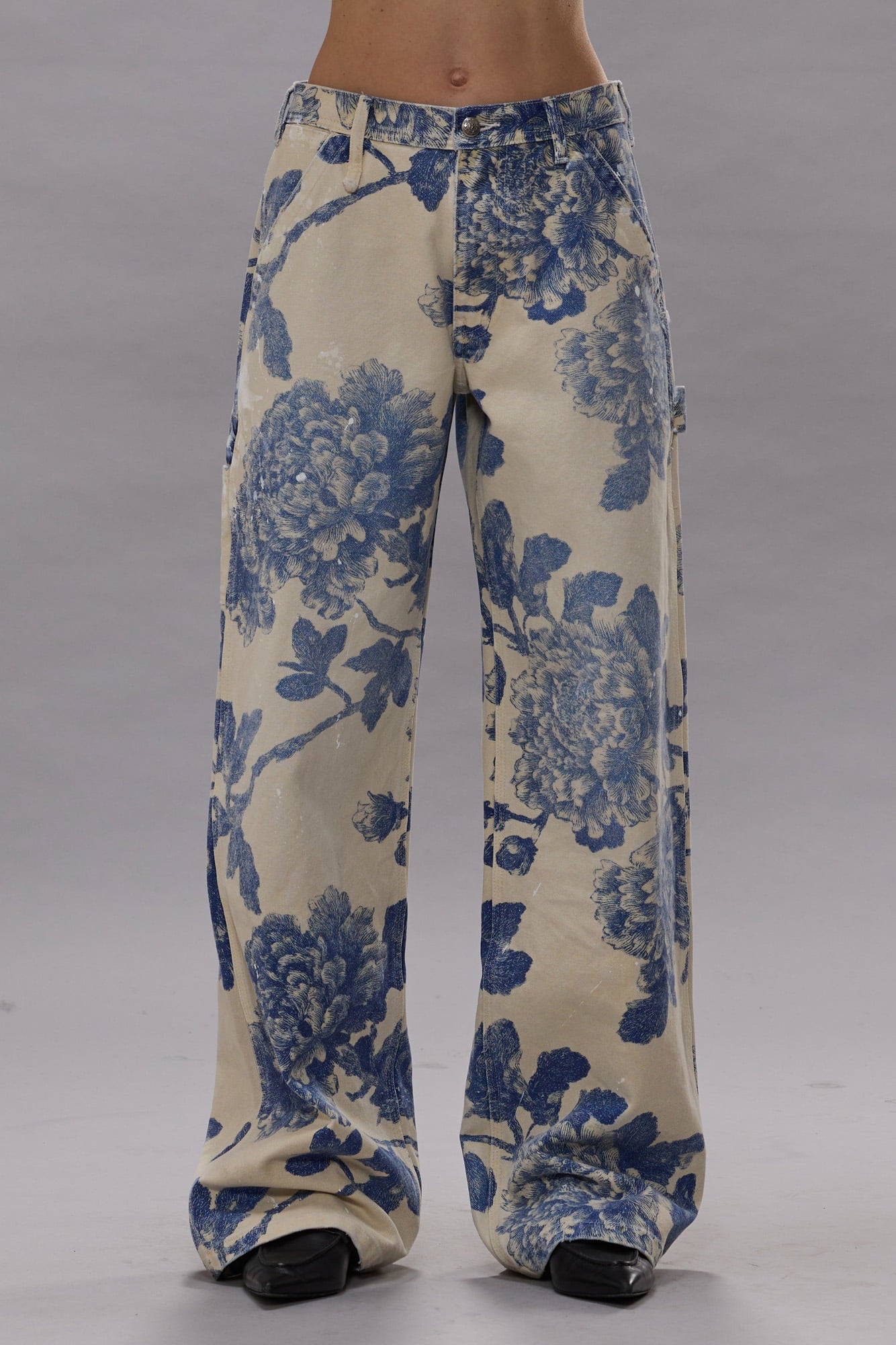 Carpenter Pant - Washed Blue Floral - R13