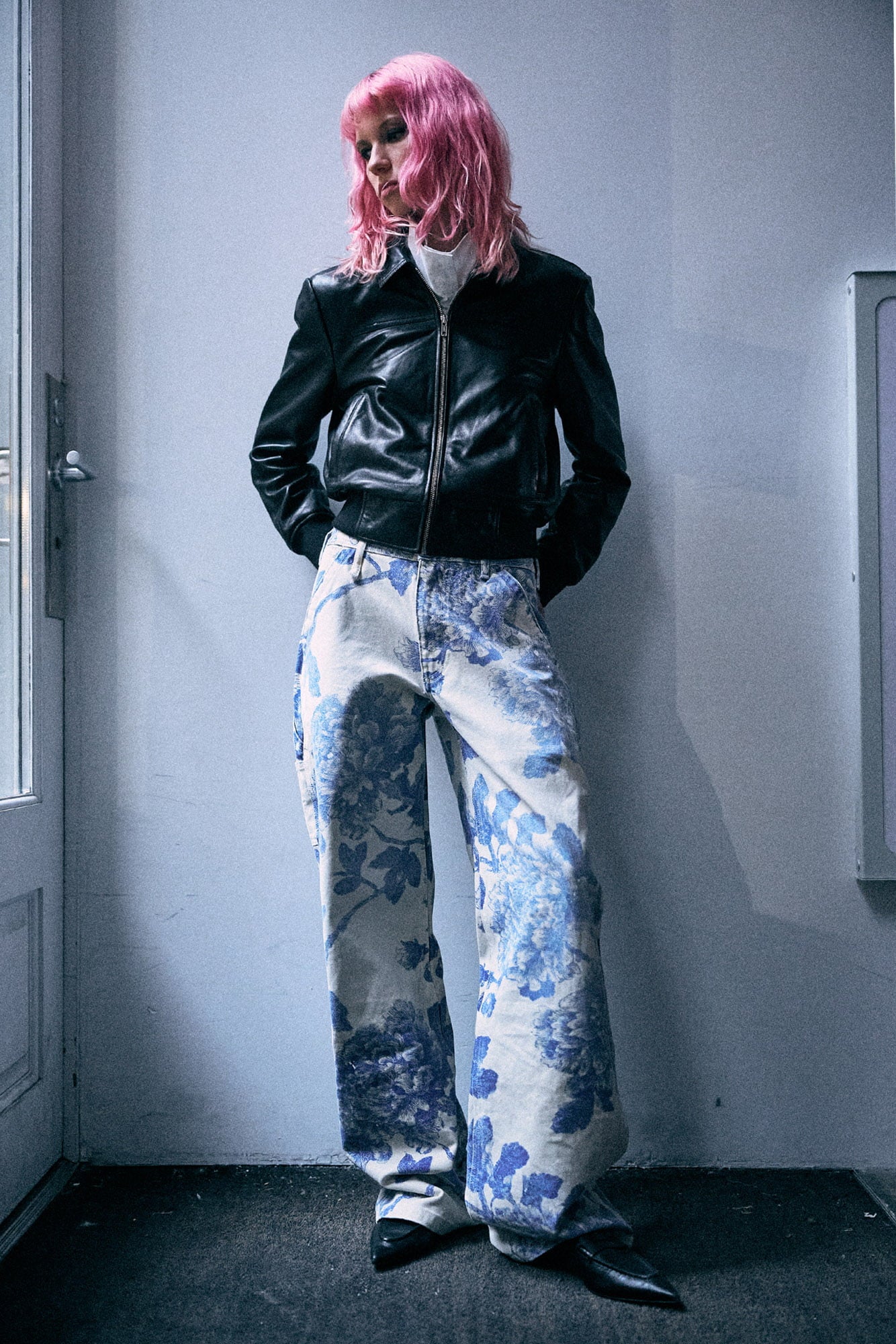 Carpenter Pant - Washed Blue Floral - R13