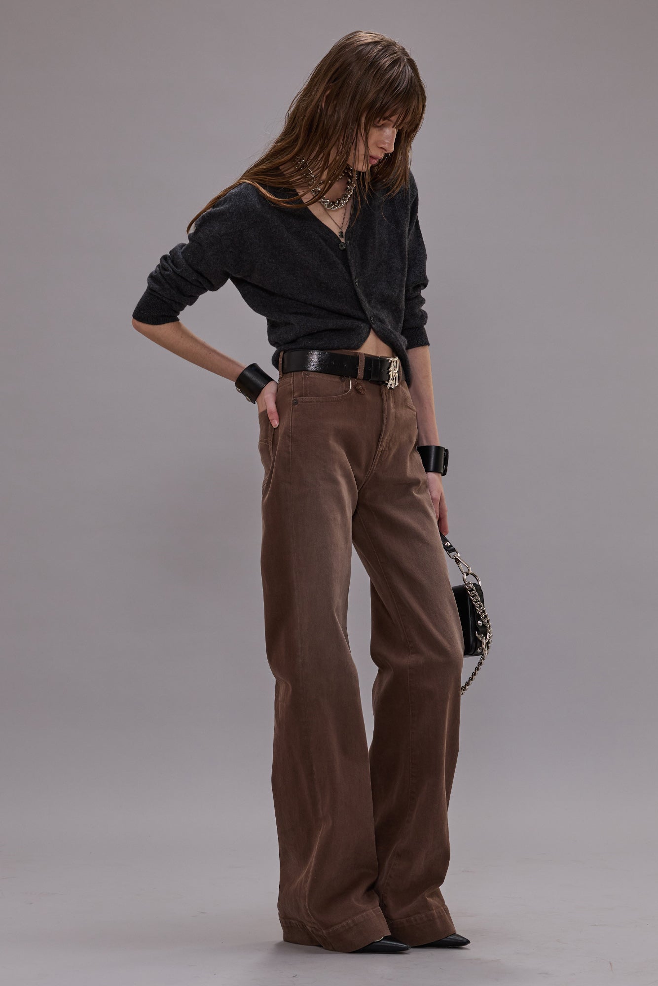CHARLOTTE JEAN - CLEAN UMBER STRETCH - R13
