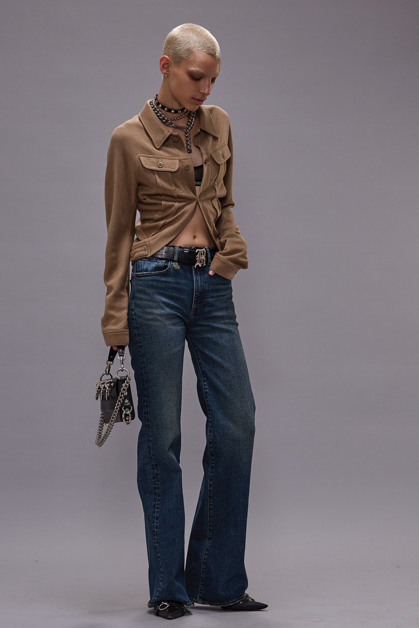 CHARLOTTE JEAN - MELVIN BLUE STRETCH - R13