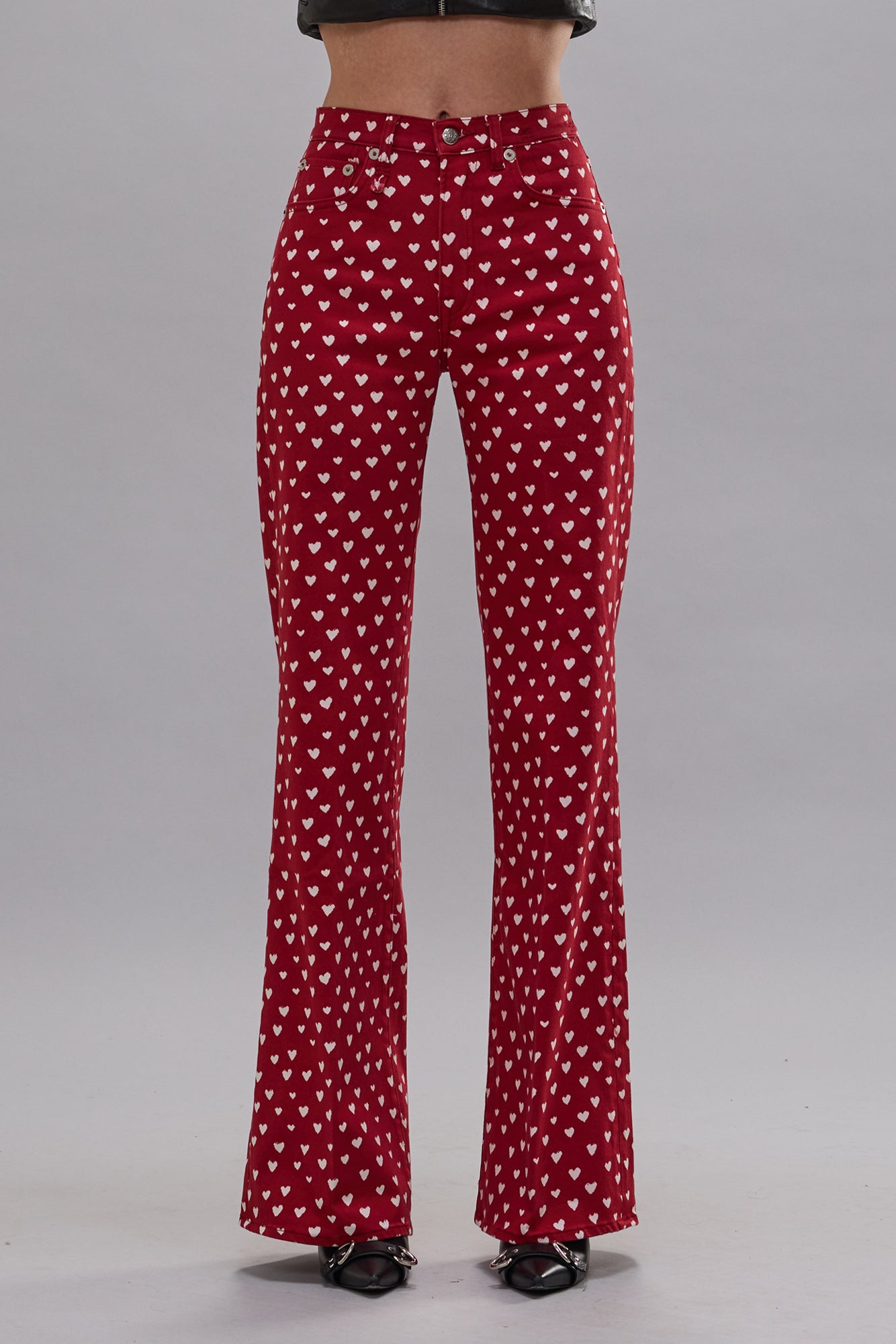 CHARLOTTE JEAN - RED SCATTERED HEARTS - R13