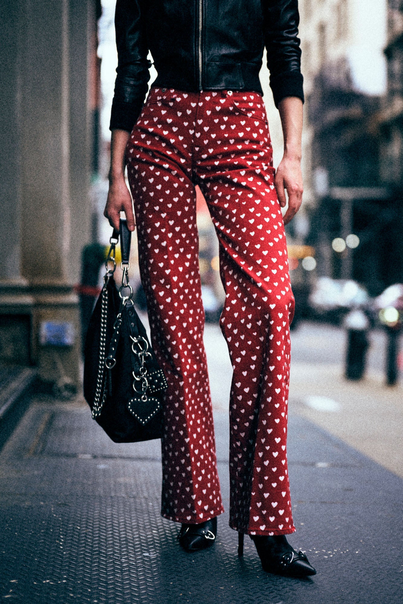 CHARLOTTE JEAN - RED SCATTERED HEARTS - R13