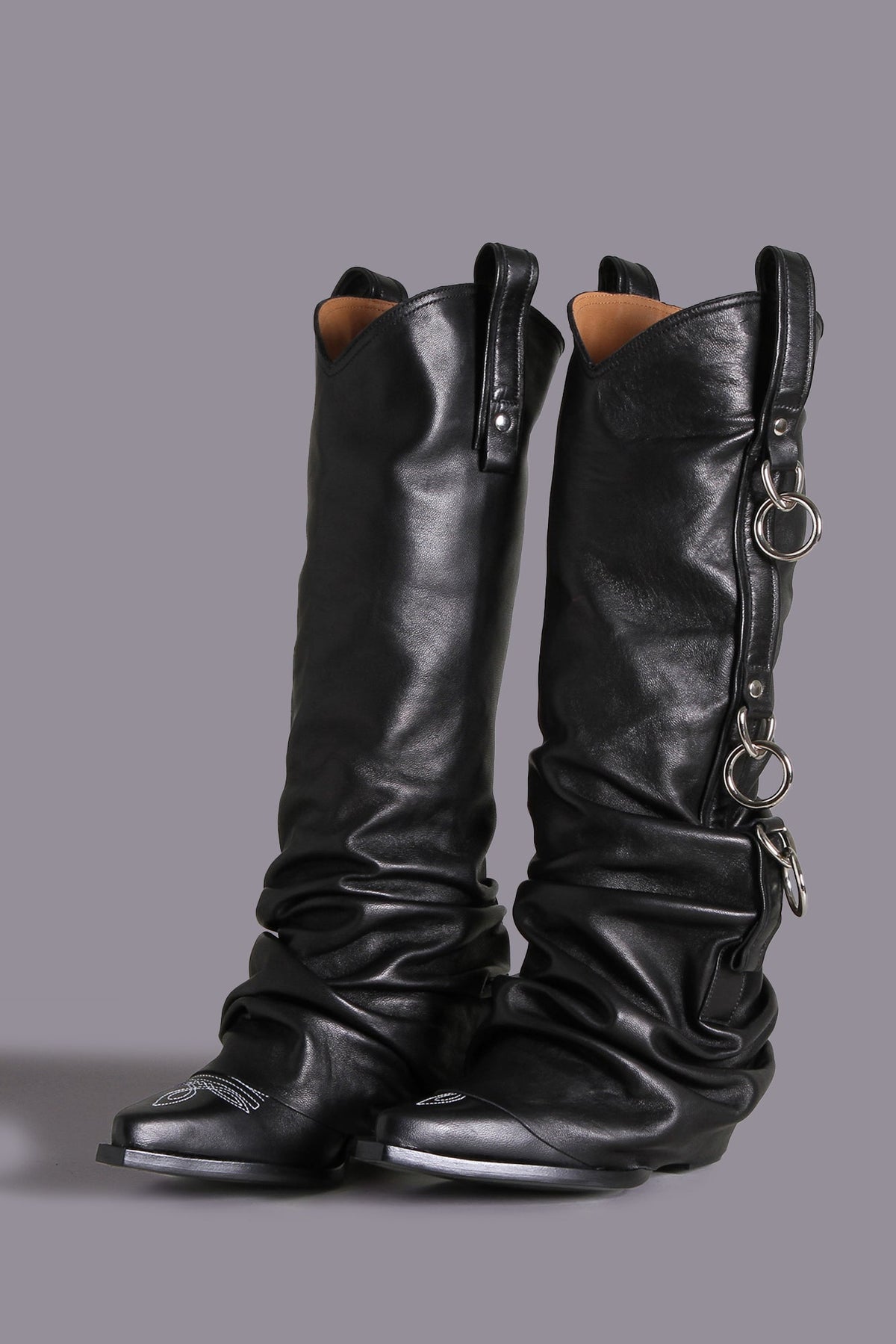 Cowboy Boots Triple Harness Ring