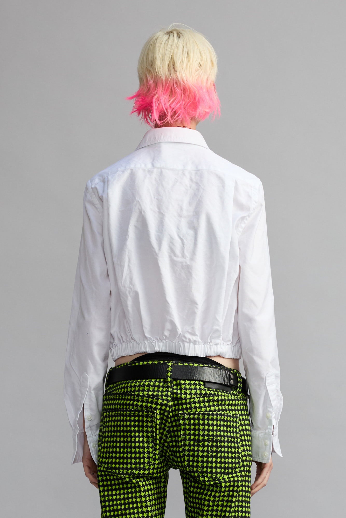 Cropped Boxy Shirt - White - R13