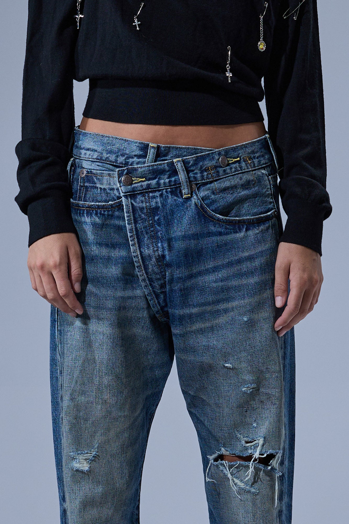 CROSSOVER JEAN - LEO BLUE - R13