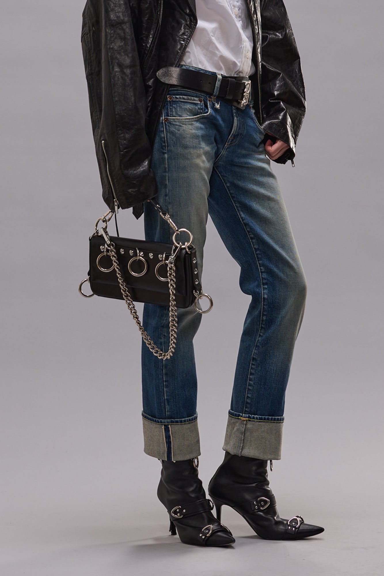 CUFFED BOY STRAIGHT - ABYSS SELVEDGE BLUE STRETCH - R13