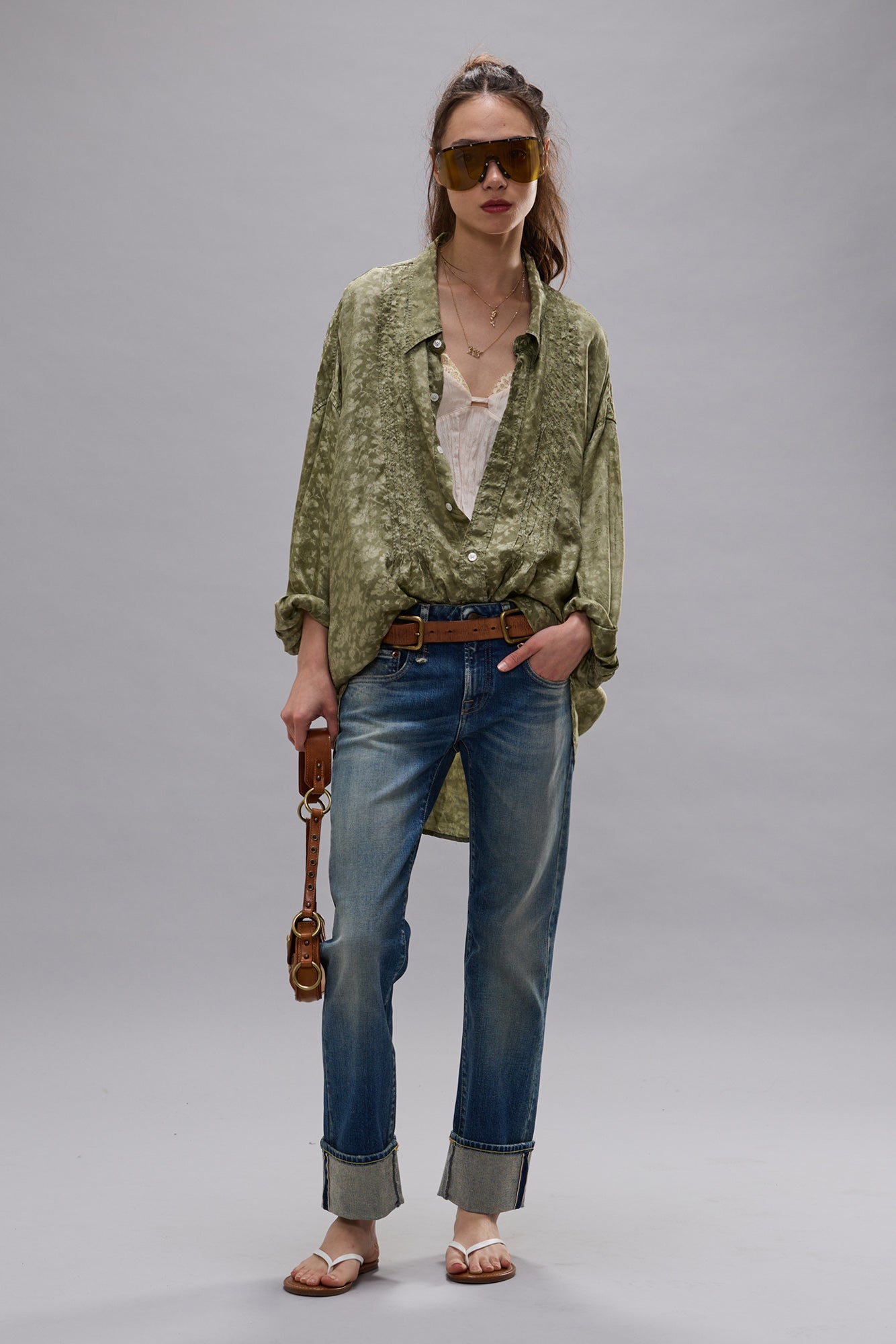 CUFFED BOY STRAIGHT - ABYSS SELVEDGE BLUE STRETCH - R13