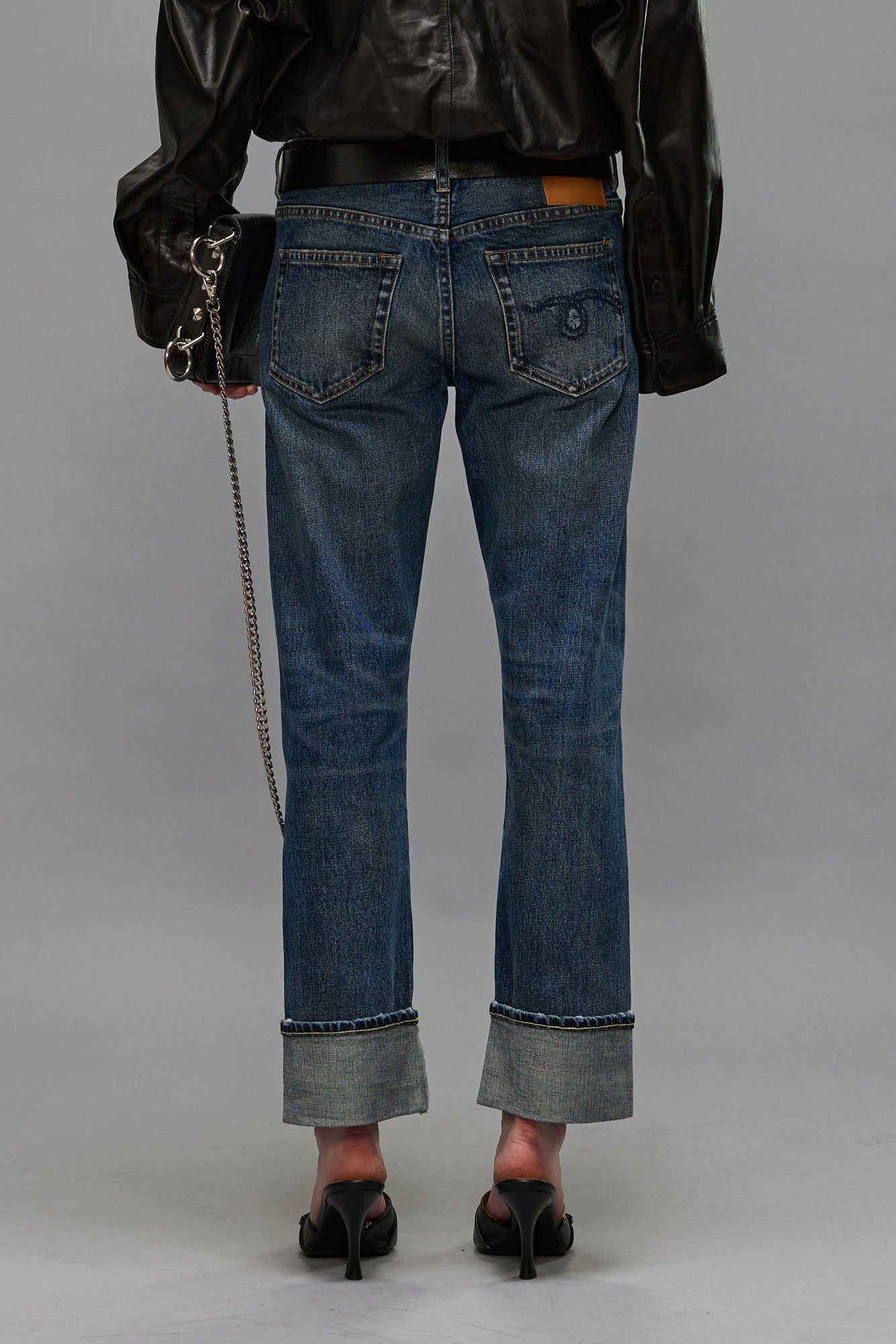 Cuffed Boy Straight - Capel Selvedge Blue - R13