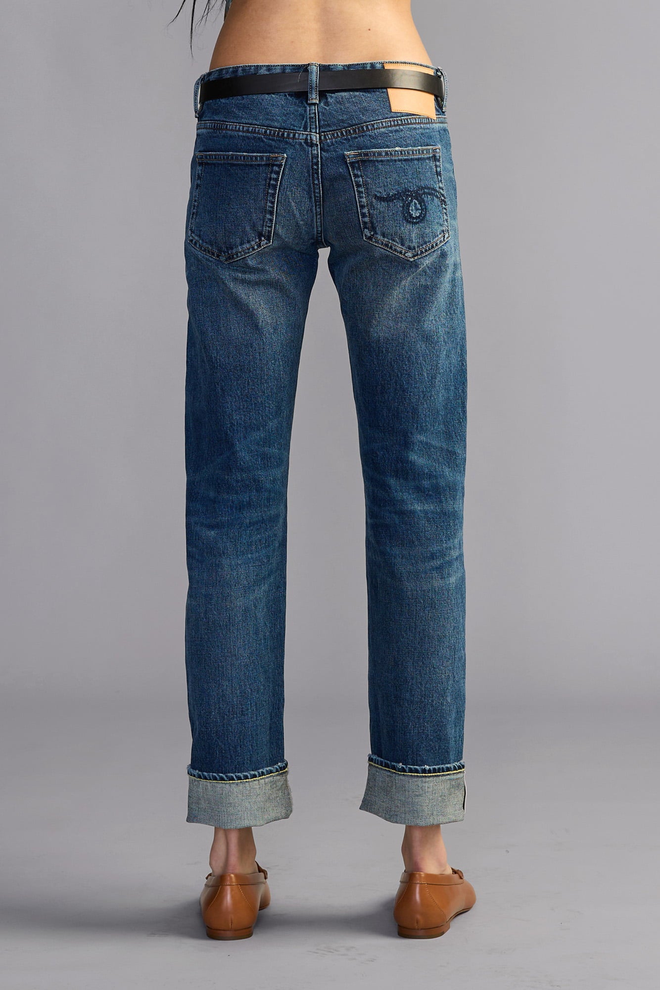 Cuffed Boy Straight - Caslon Selvedge Blue - R13