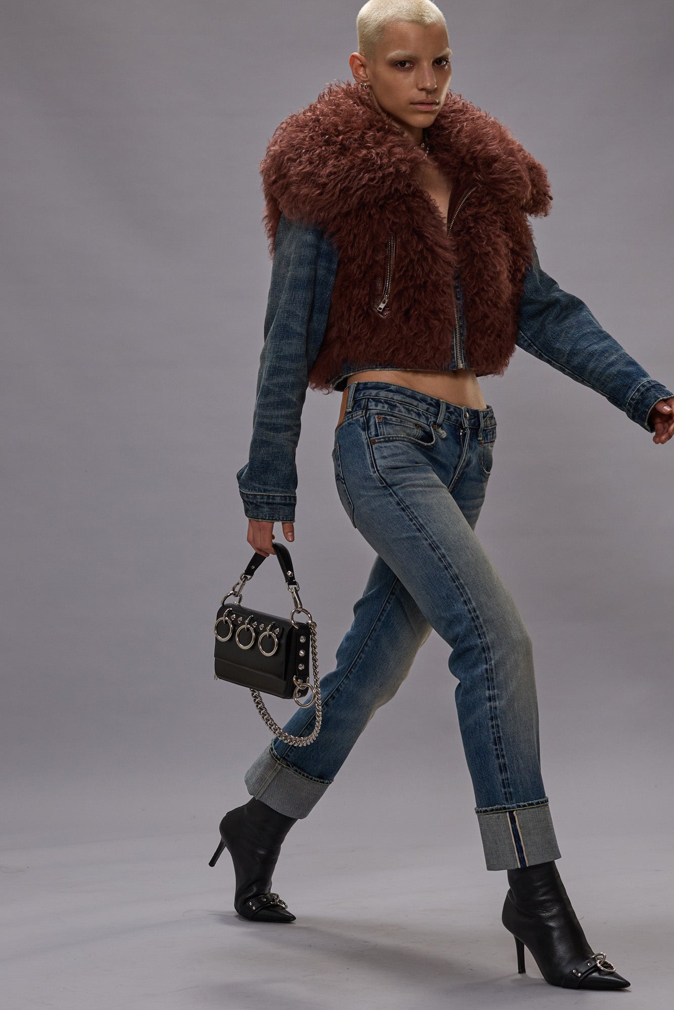 CUFFED BOY STRAIGHT - ESTIN SELVEDGE STRETCH - R13