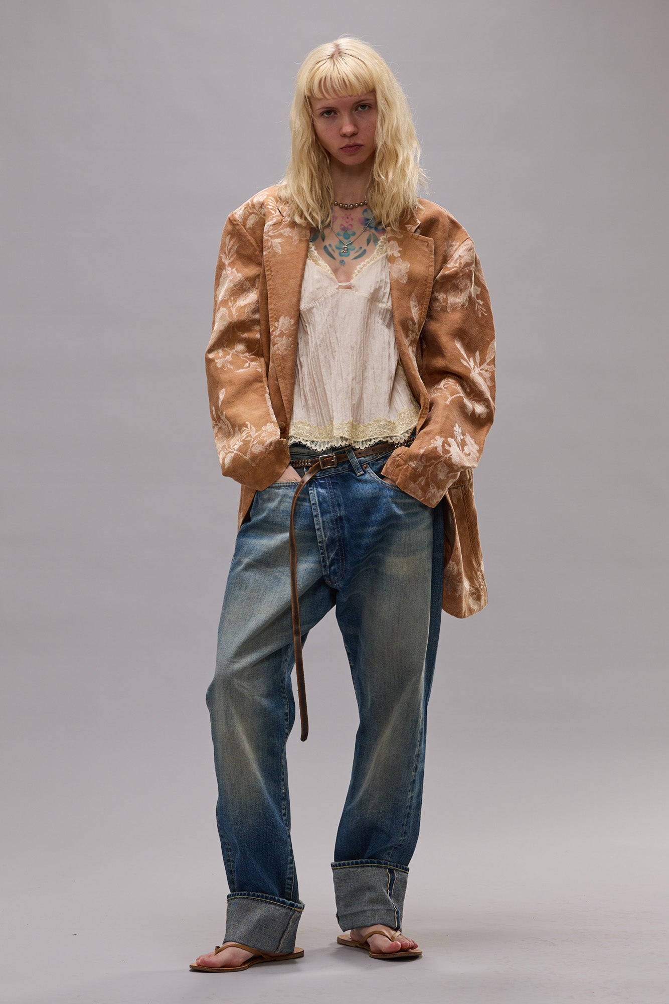 CUFFED CROSSOVER - ABYSS SELVEDGE BLUE - R13