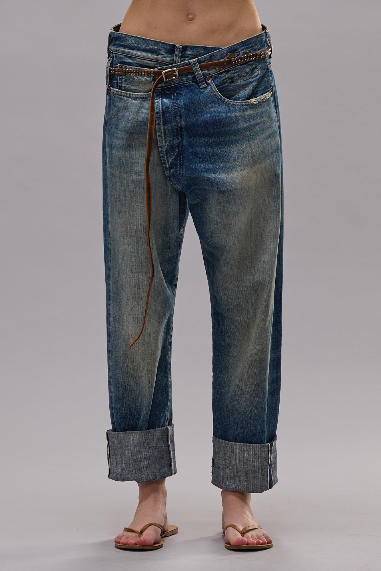 CUFFED CROSSOVER - ABYSS SELVEDGE BLUE - R13
