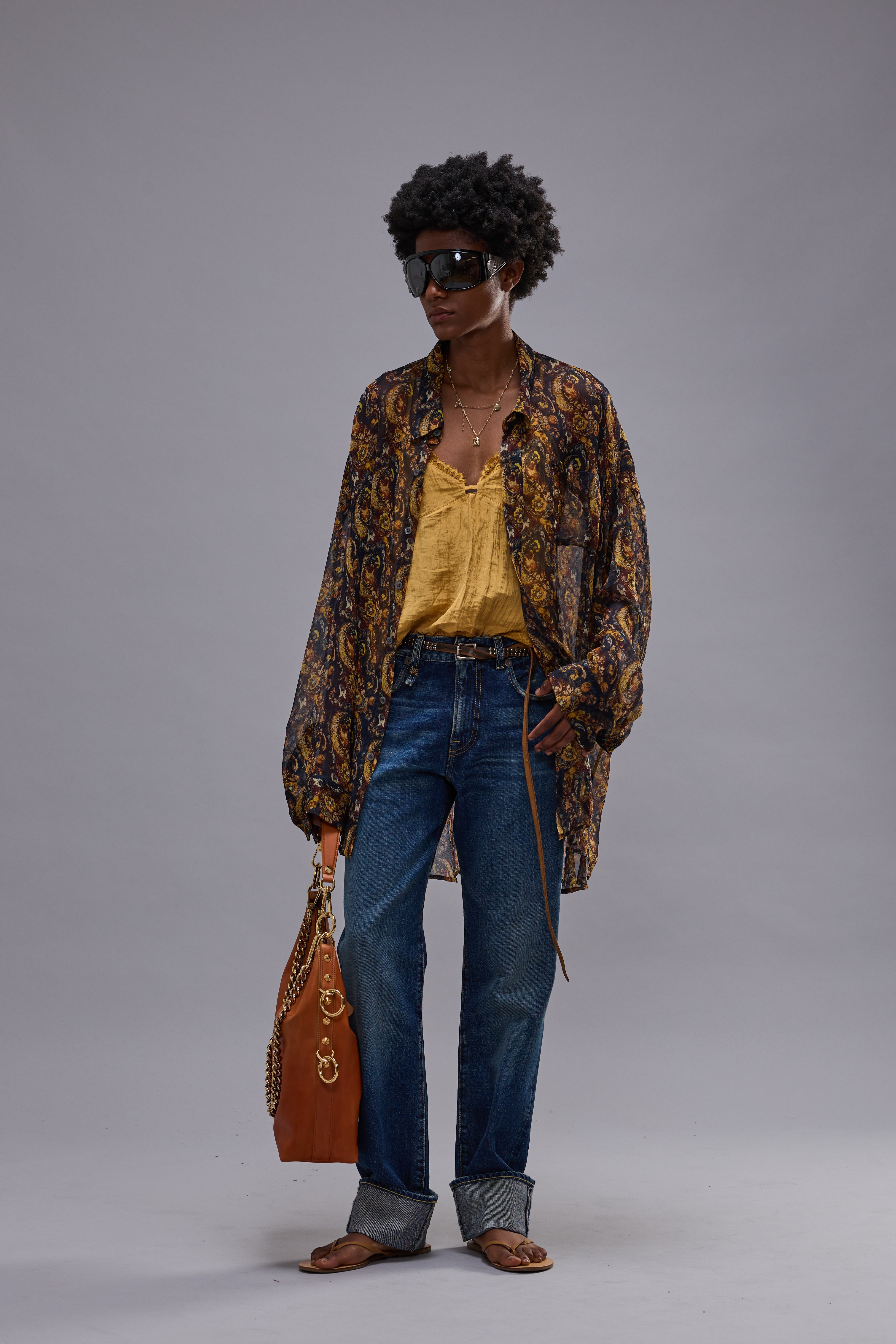 CUFFED ROMEO JEAN - OASIS BLUE