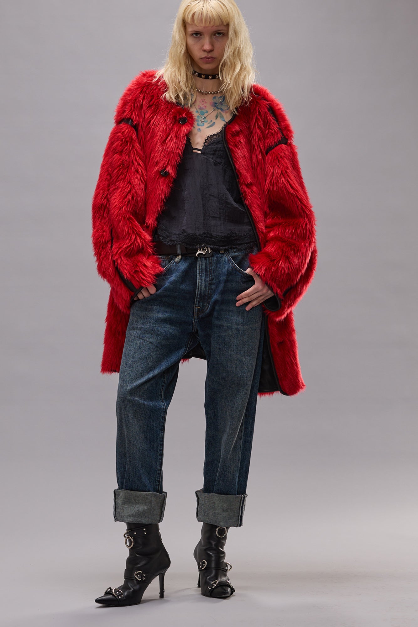 CUFFED X-BOYFRIEND JEAN - RENEGADE BLUE - R13