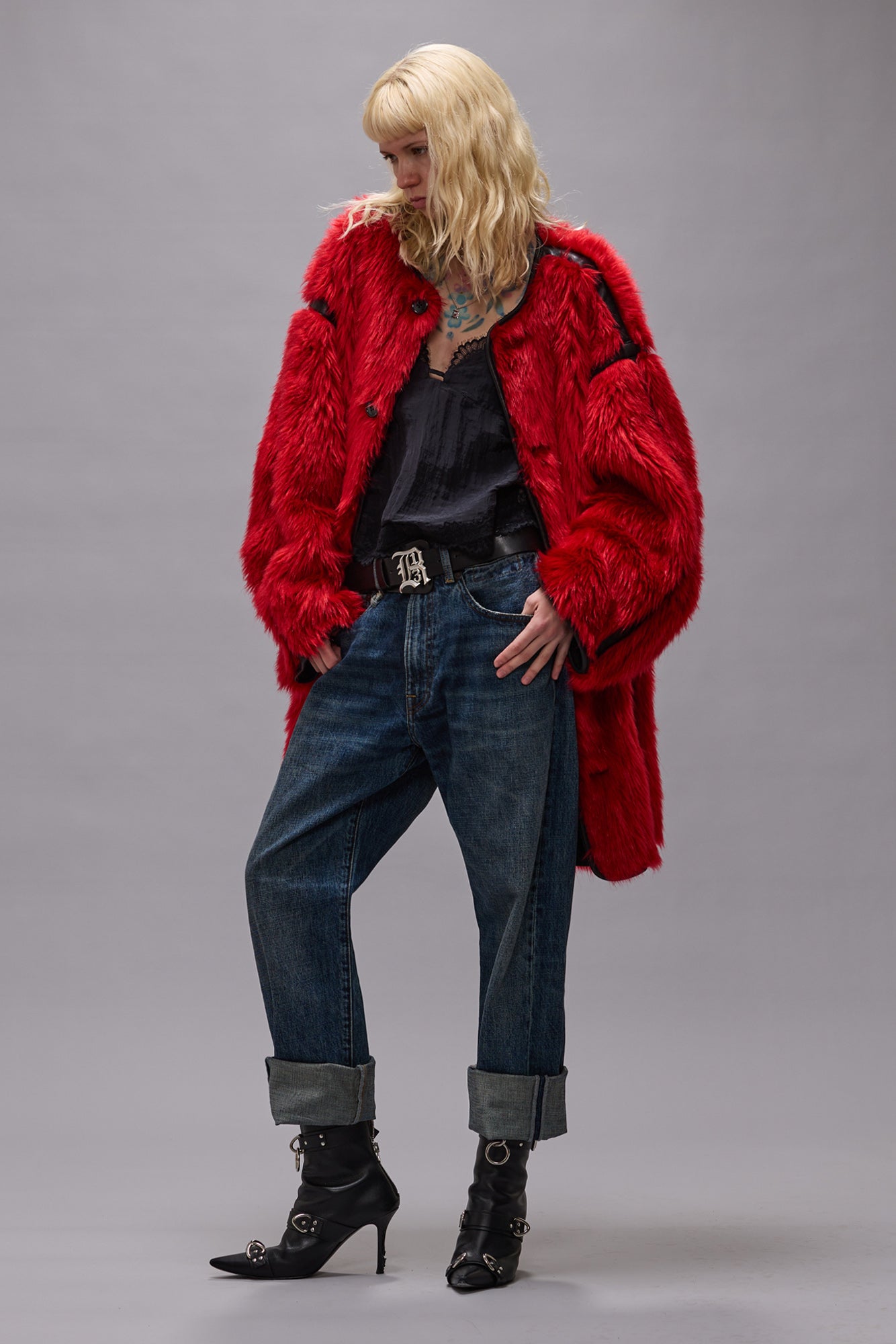 CUFFED X-BOYFRIEND JEAN - RENEGADE BLUE - R13