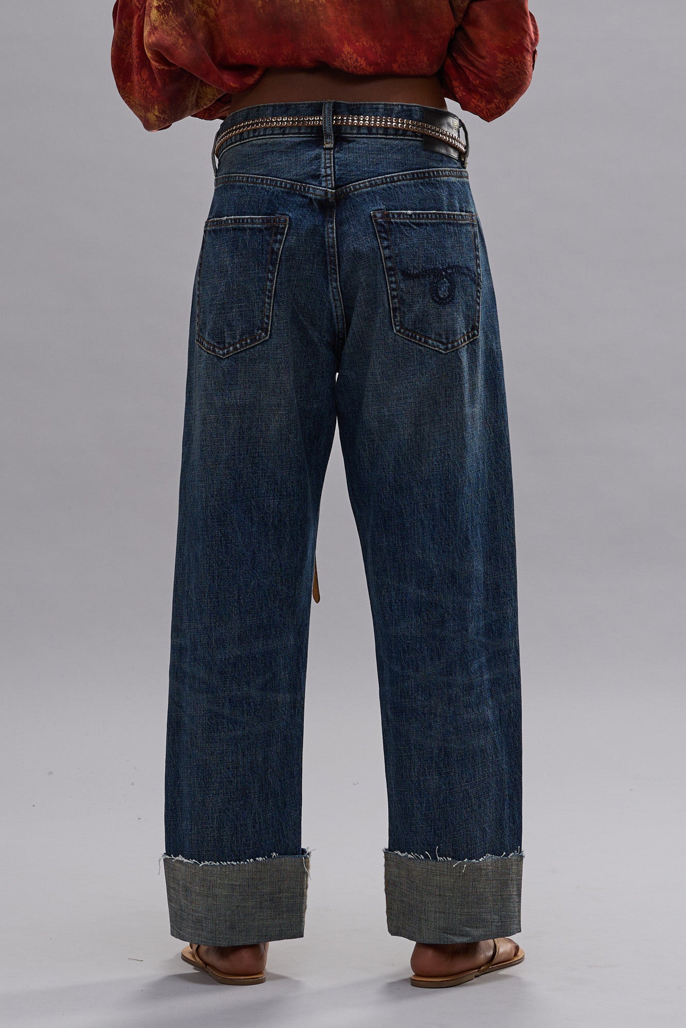 CUFFED X-BOYFRIEND JEAN - RENEGADE BLUE - R13