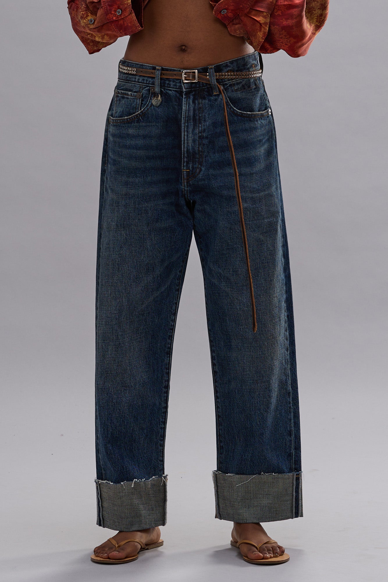 CUFFED X-BOYFRIEND JEAN - RENEGADE BLUE - R13