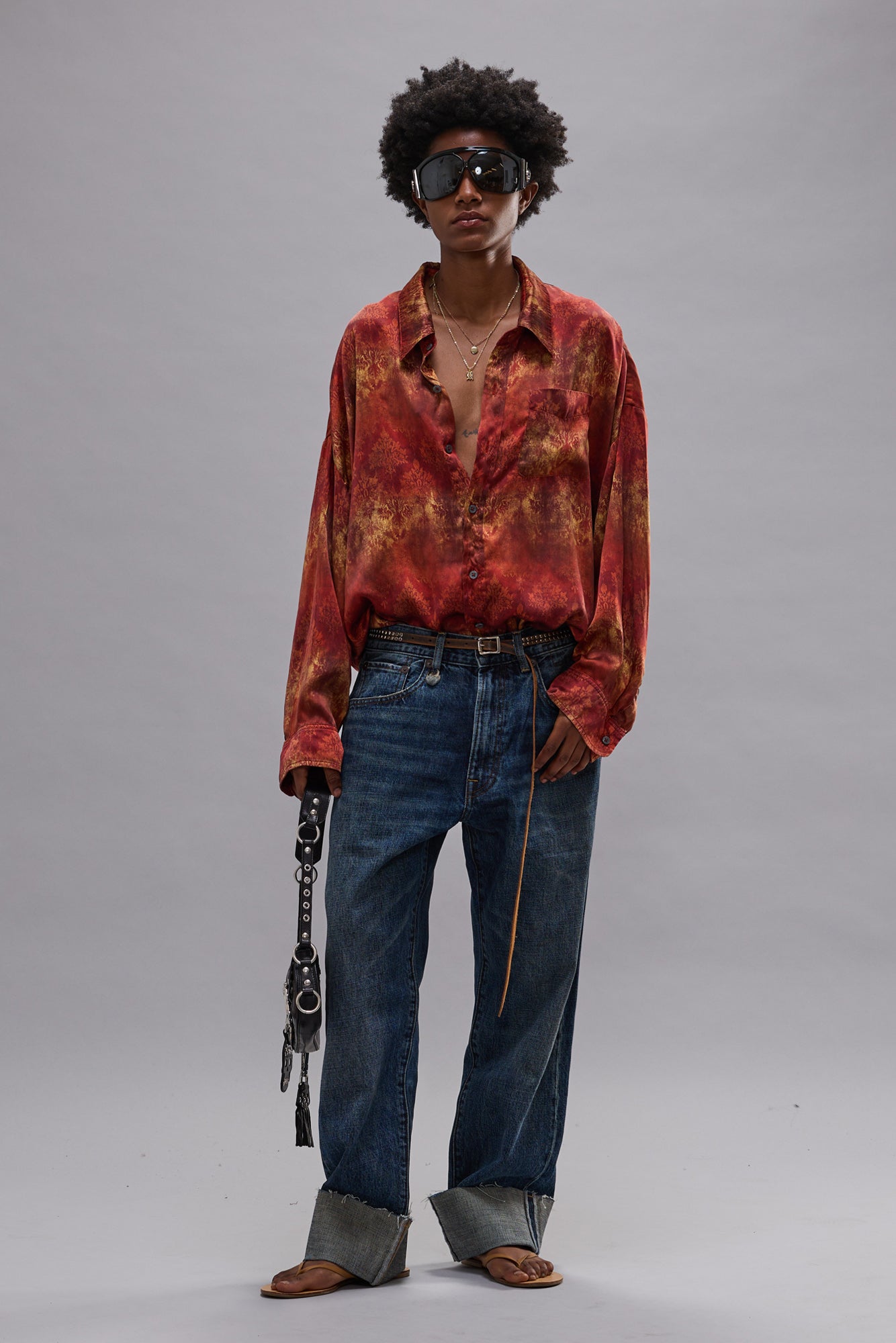 CUFFED X-BOYFRIEND JEAN - RENEGADE BLUE - R13