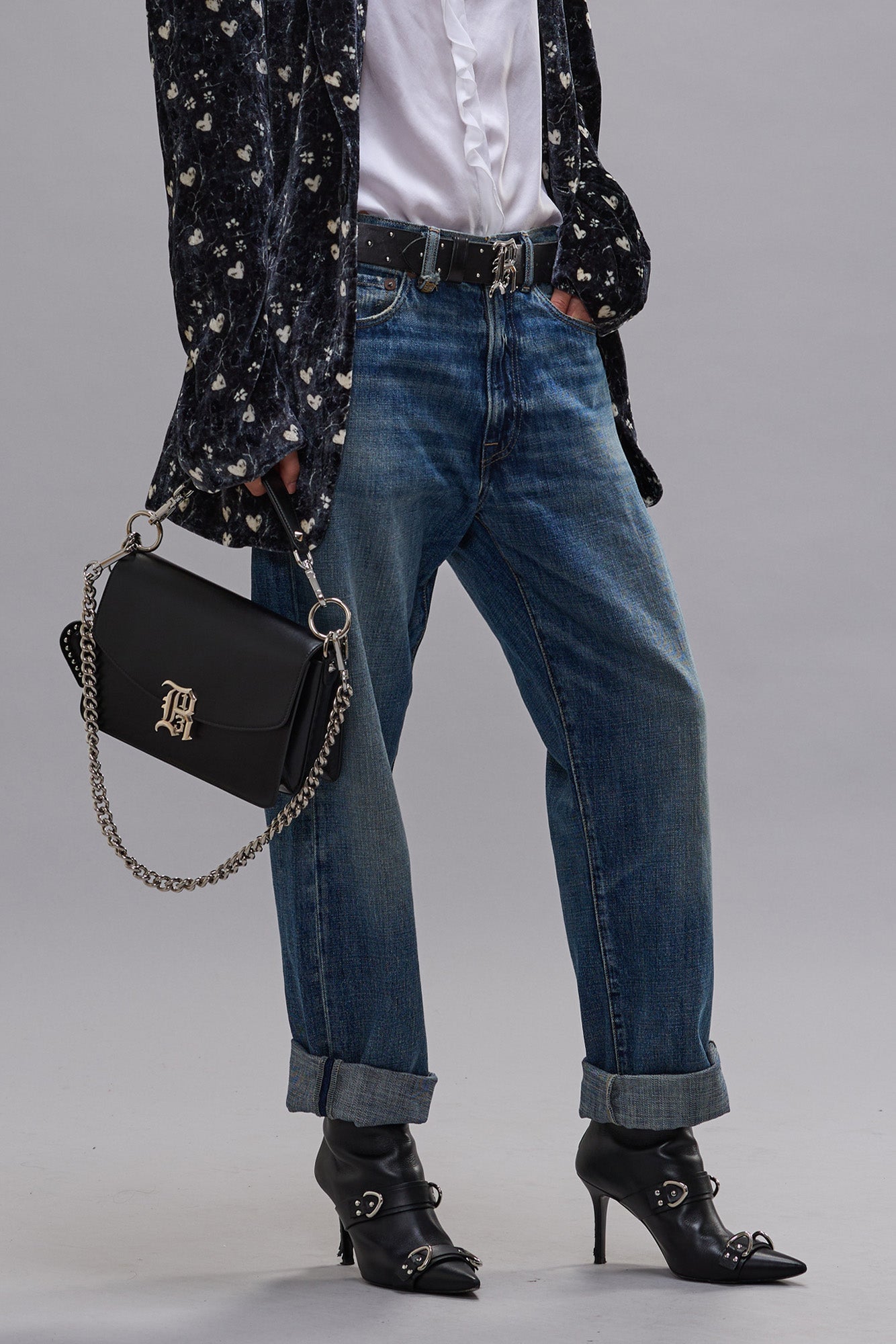 CUFFED X-BOYFRIEND JEAN - SANFORD BLUE - R13