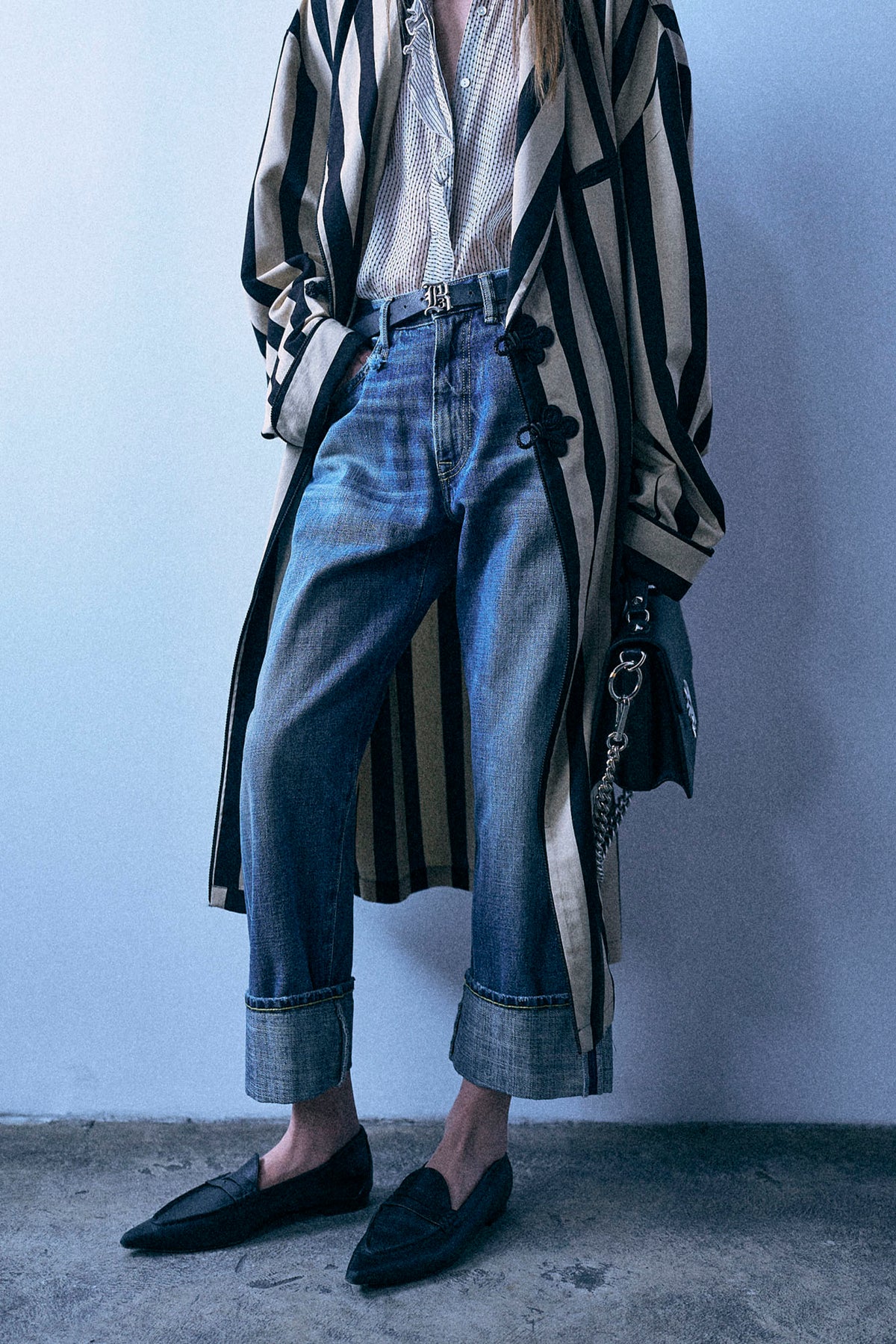 Cuffed X-Boyfriend Jean - Sanford Blue - R13