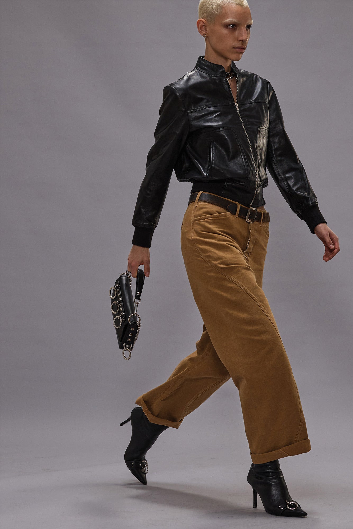 CURVED SEAM ARMY PANT - LIGHT BROWN - R13