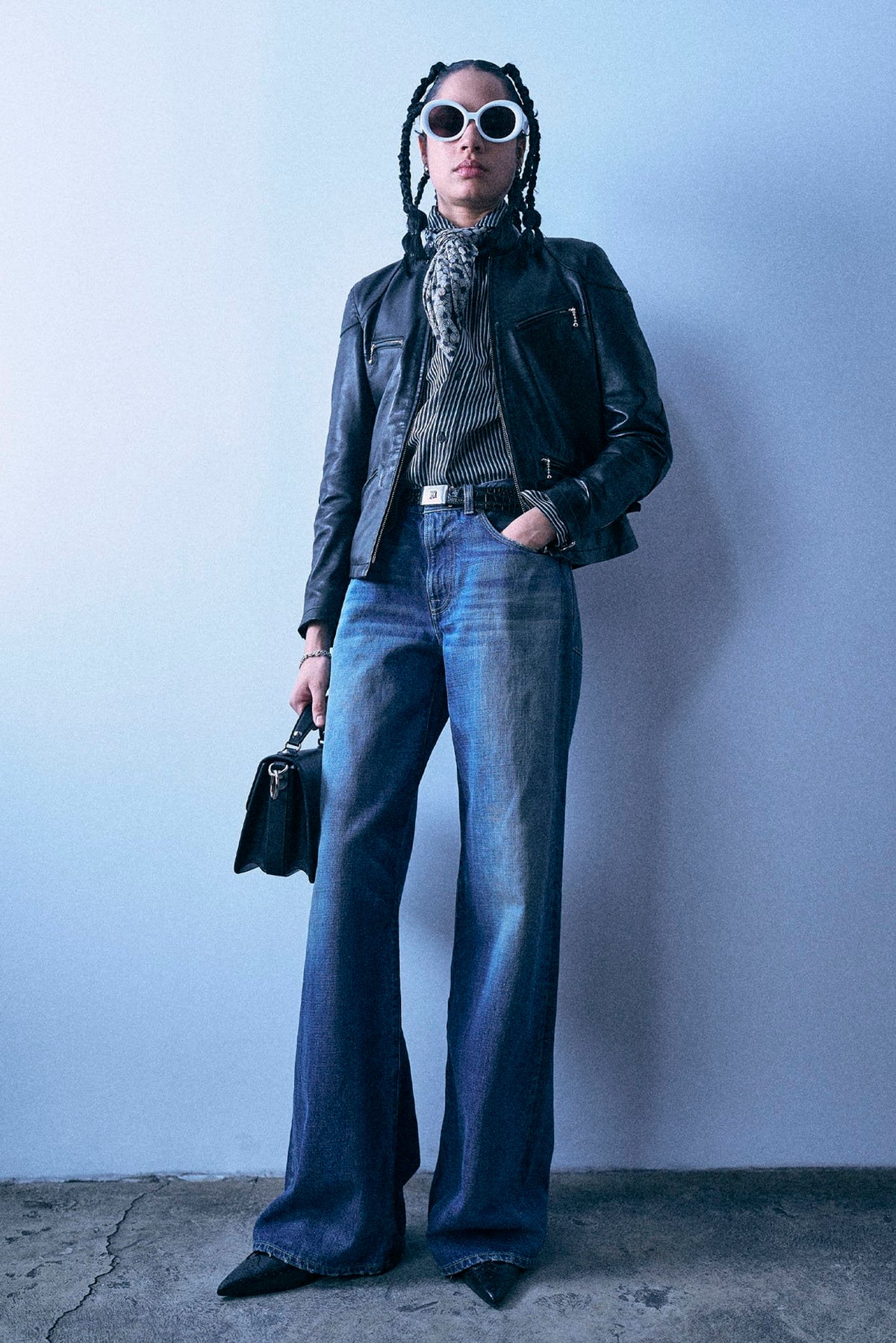 D'Arcy Flare Jean - Hackney Blue - R13