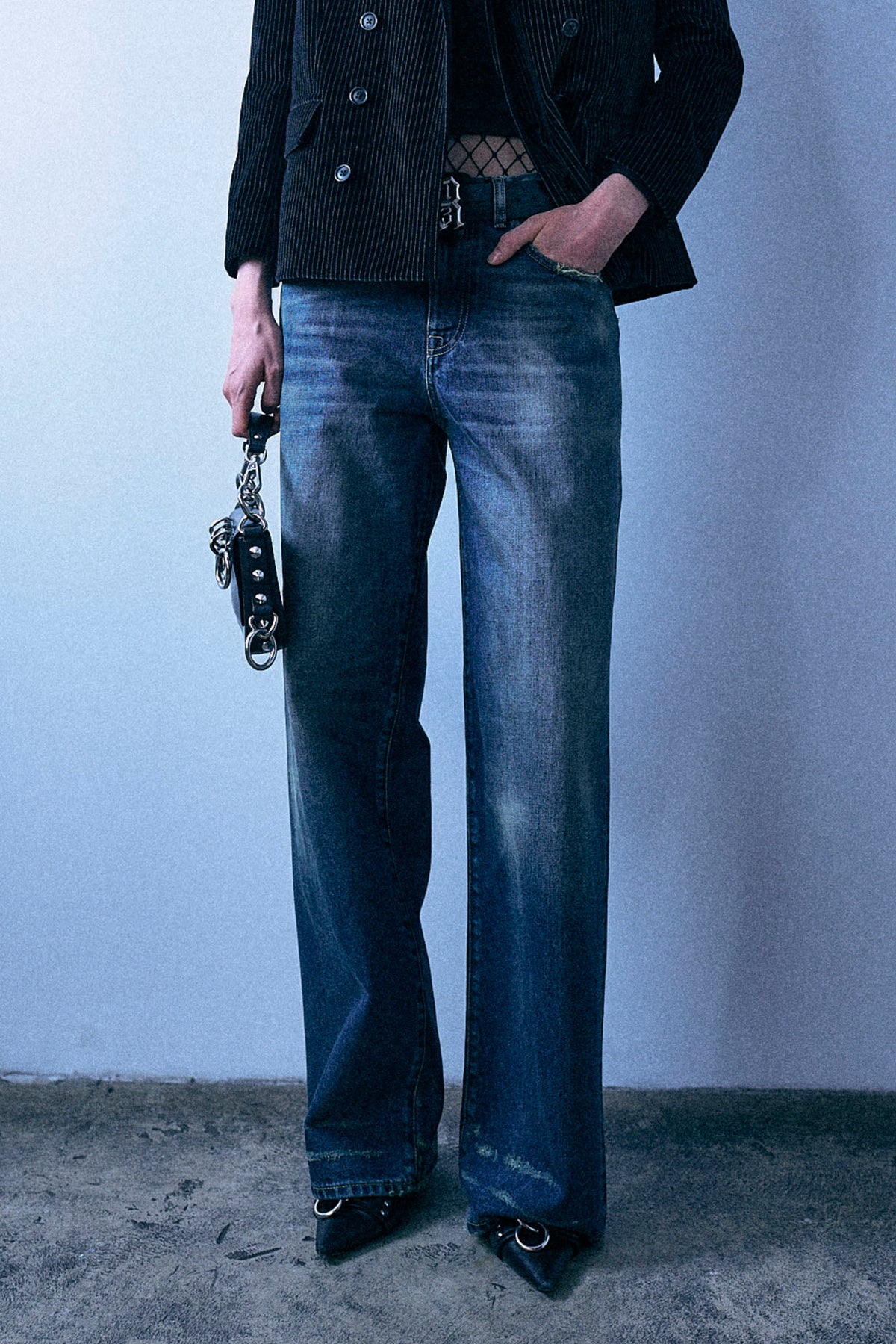 D'Arcy Loose Jean - Livingston Selvedge Blue - R13