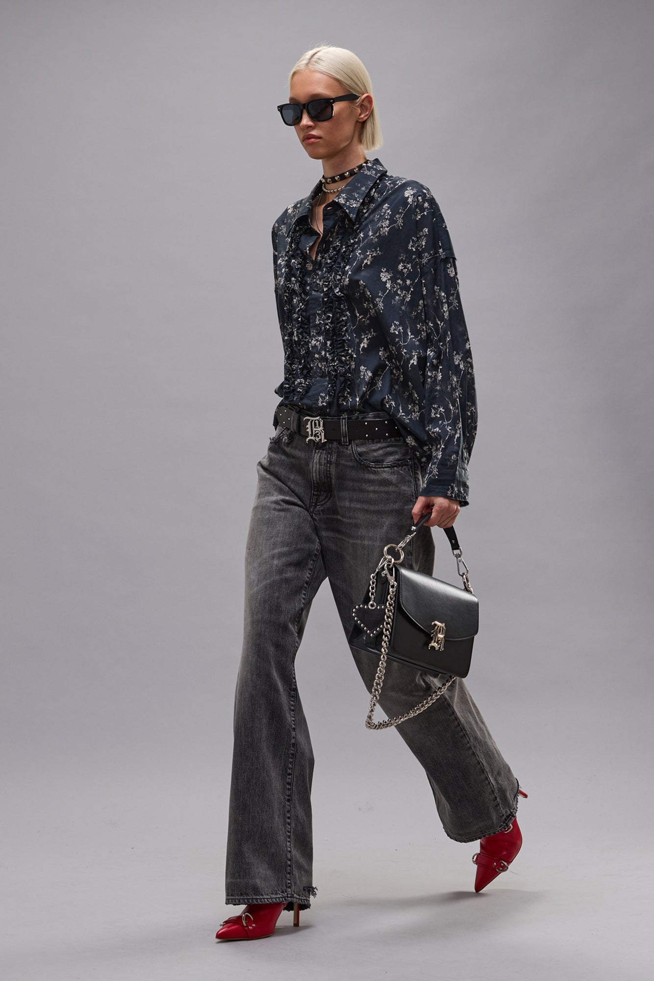 D'ARCY LOOSE JEAN - POLARIS BLACK - R13