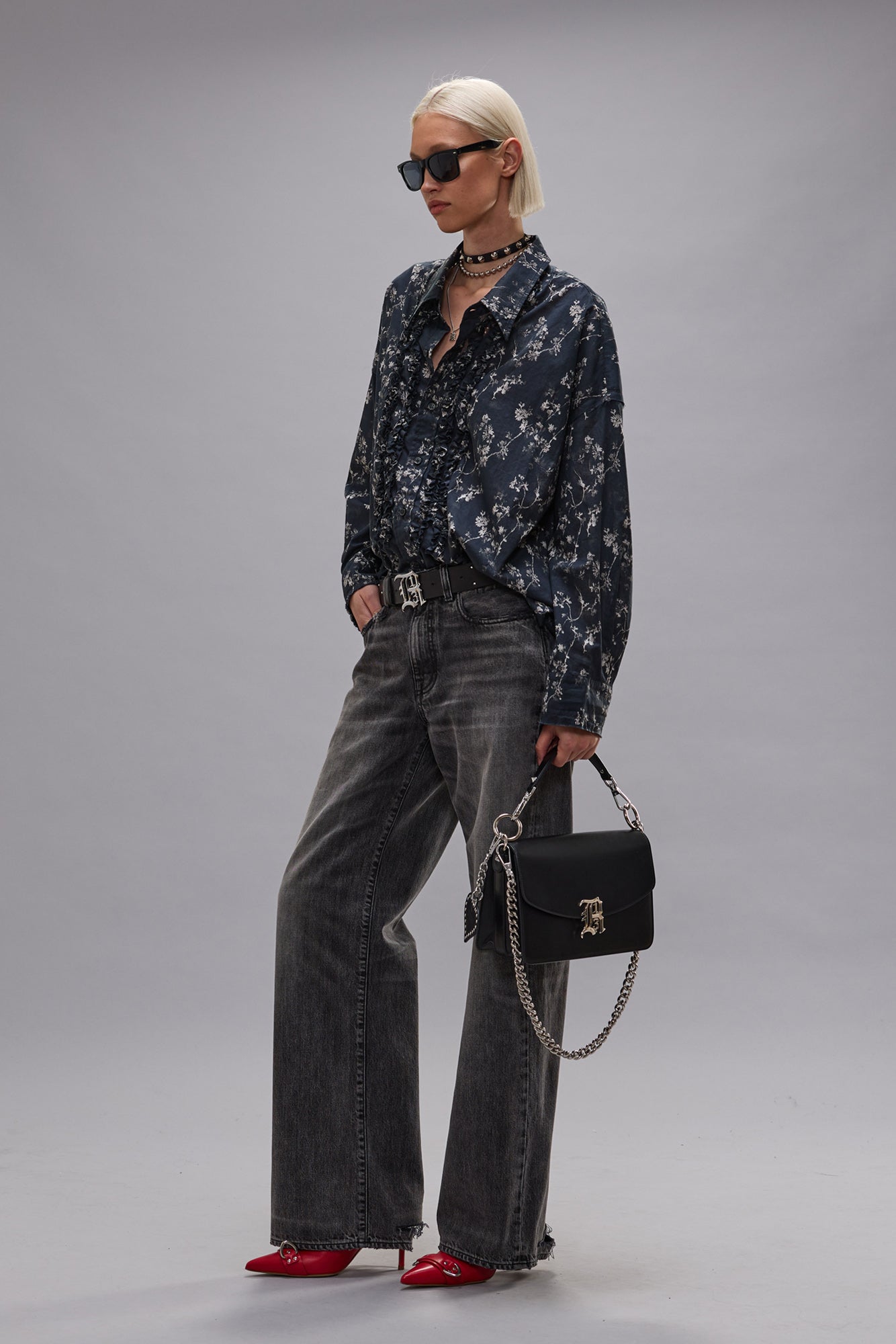 D'ARCY LOOSE JEAN - POLARIS BLACK - R13