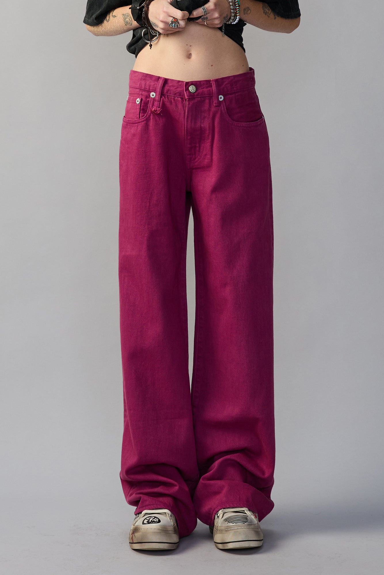 DARCY LOOSE JEAN - FESTIVAL MAGENTA PURPLE - R13