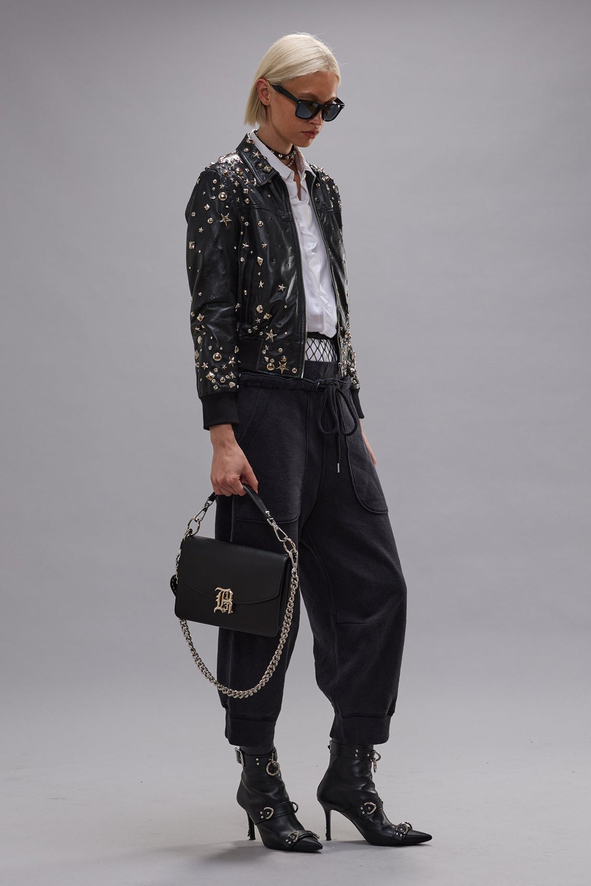 Deconstructed Cropped Sweatpant