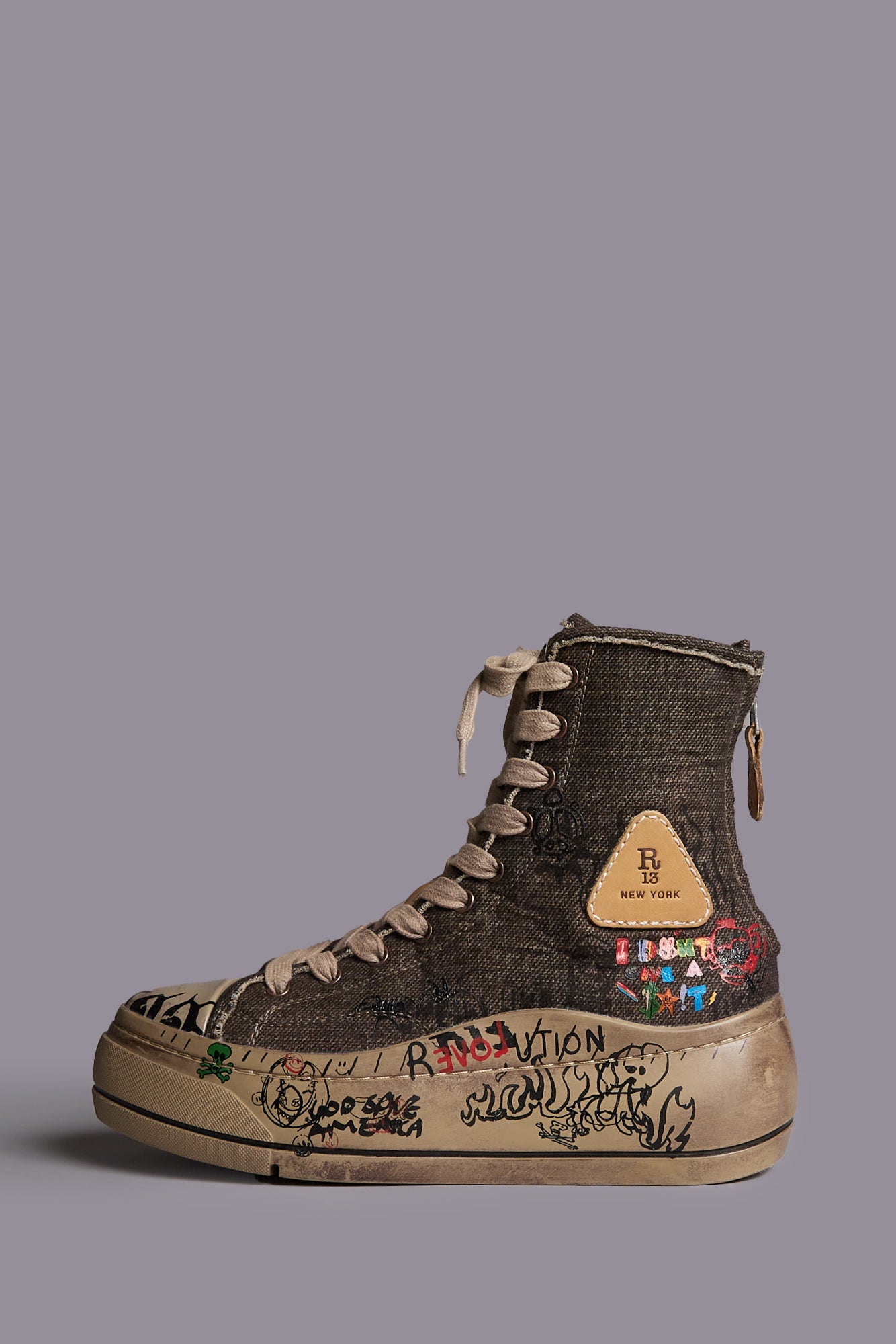 DISTRESSED TALL KURT - DARK BROWN