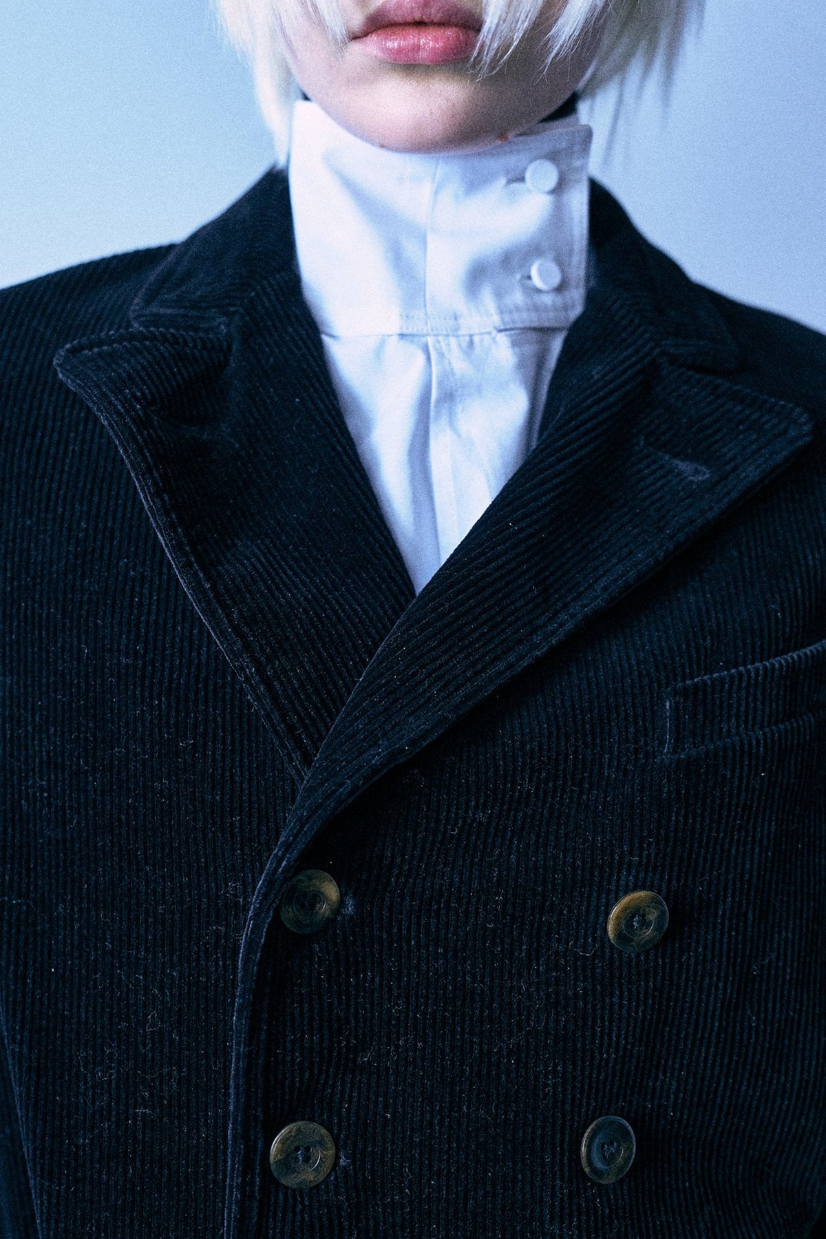 Double Breasted Boyfriend Blazer - Black - R13