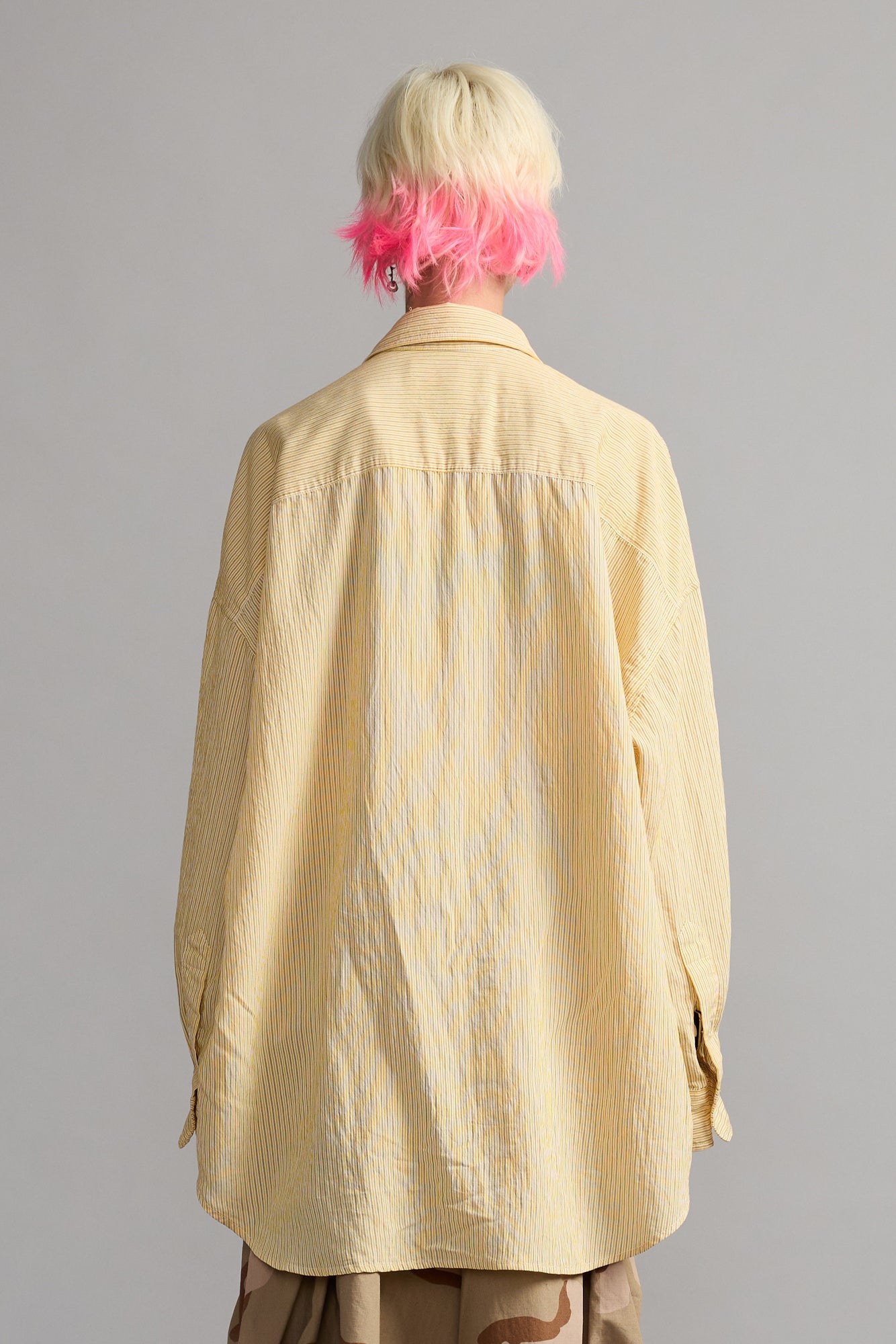 Drop Neck Shirt - Orange Stripe - R13