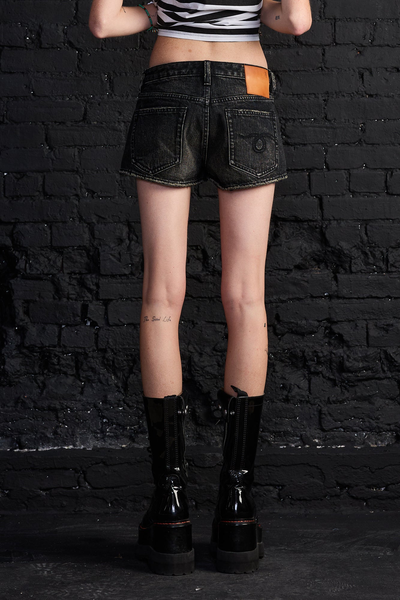 Effie Short - Atlas Selvedge Black - R13